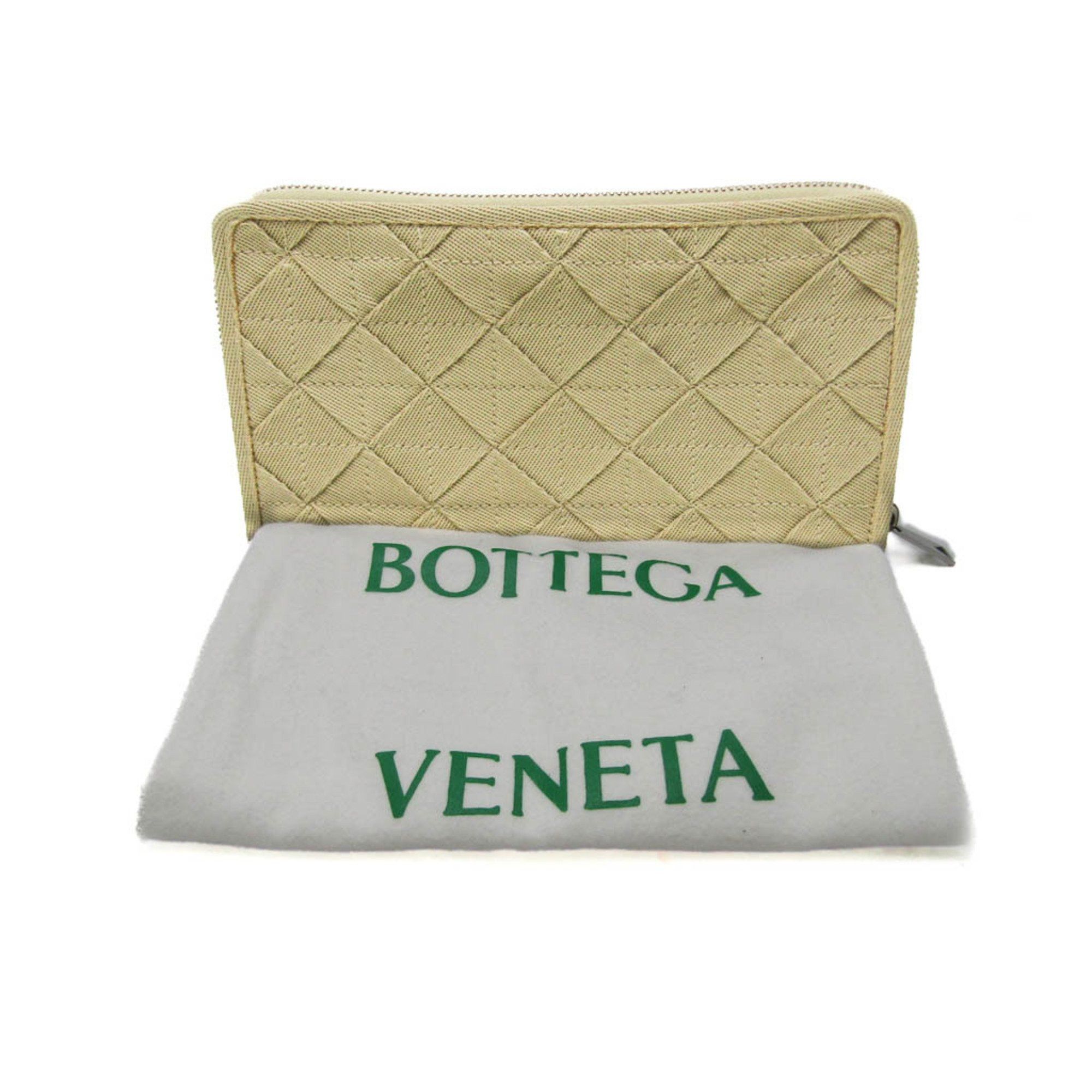 Bottega Veneta Bottega Veneta Light Webbing 657356V0P Men's Polypropylene,Leather Long Wallet (bi-fold) Beige Size ONE SIZE - 19 Thumbnail
