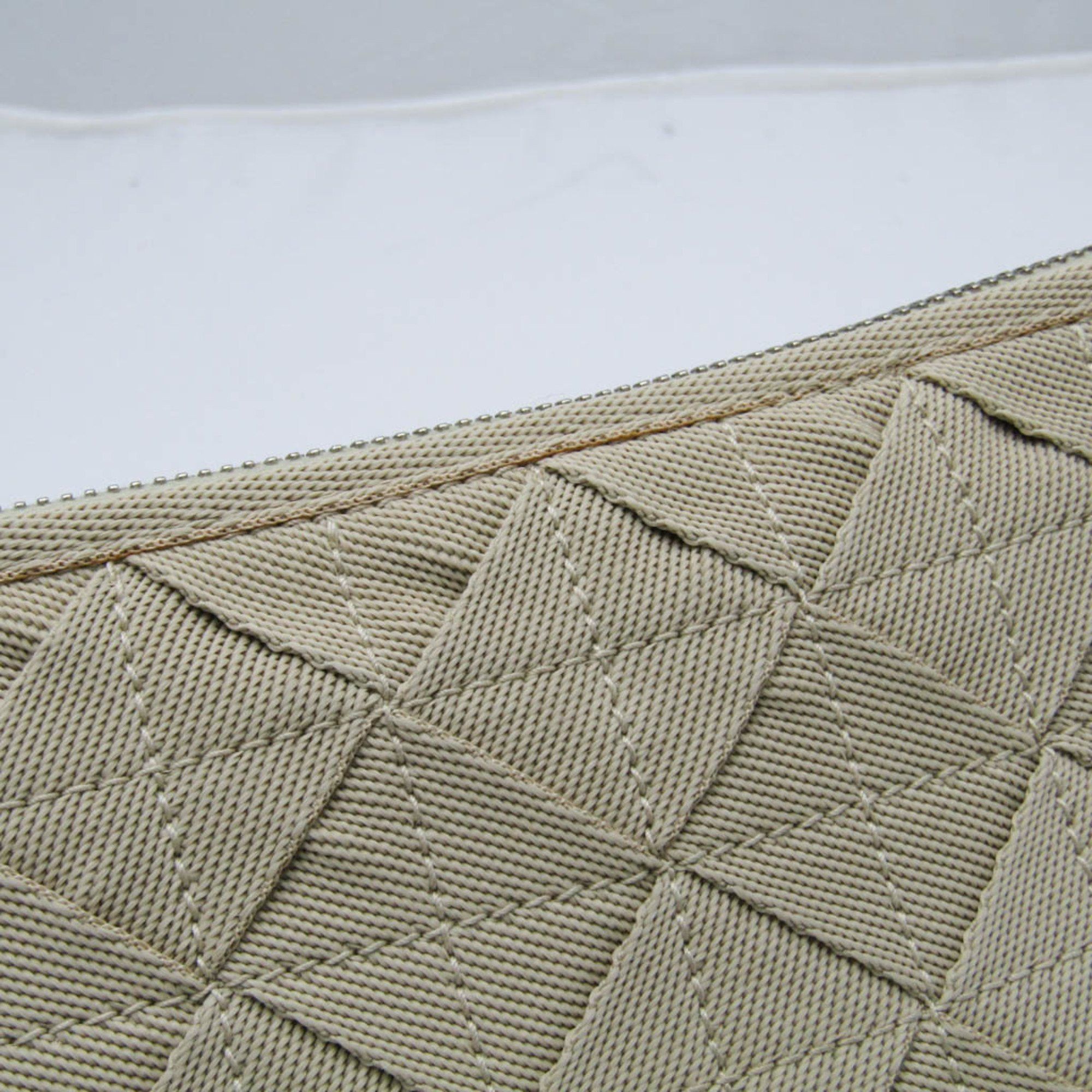 Bottega Veneta Bottega Veneta Light Webbing 657356V0P Men's Polypropylene,Leather Long Wallet (bi-fold) Beige Size ONE SIZE - 8 Thumbnail