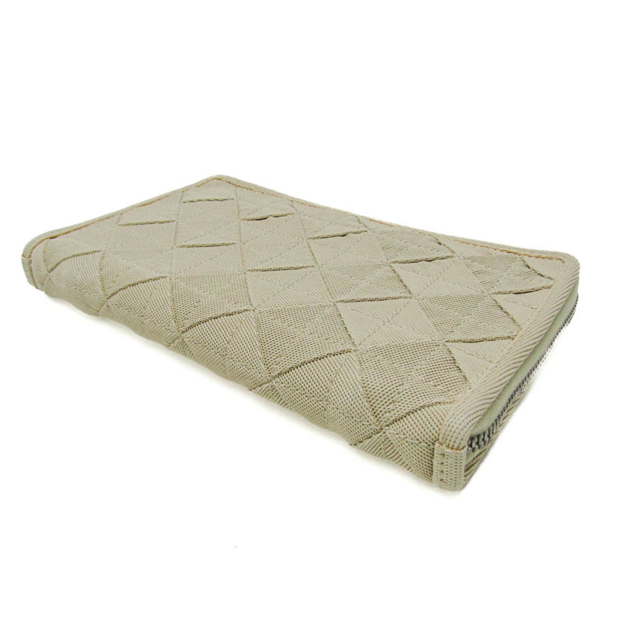 Bottega Veneta Bottega Veneta Light Webbing 657356V0P Men's Polypropylene,Leather Long Wallet (bi-fold) Beige Size ONE SIZE - 2 Thumbnail