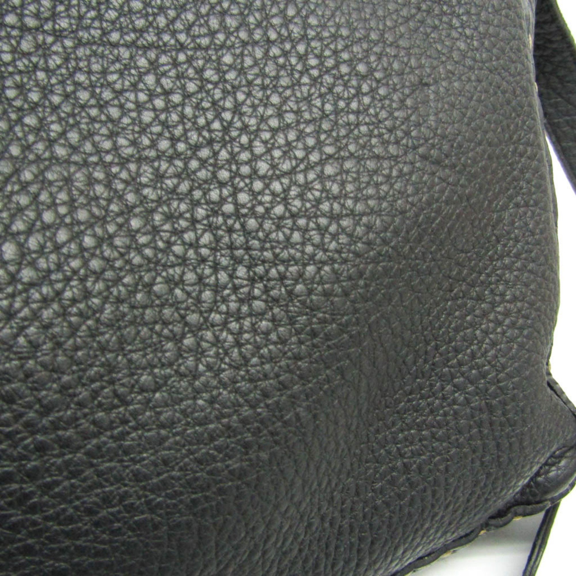 Fendi Fendi Selleria 8BT116 Women's Leather Messenger Bag,Shoulder Bag Black Size ONE SIZE - 10 Thumbnail