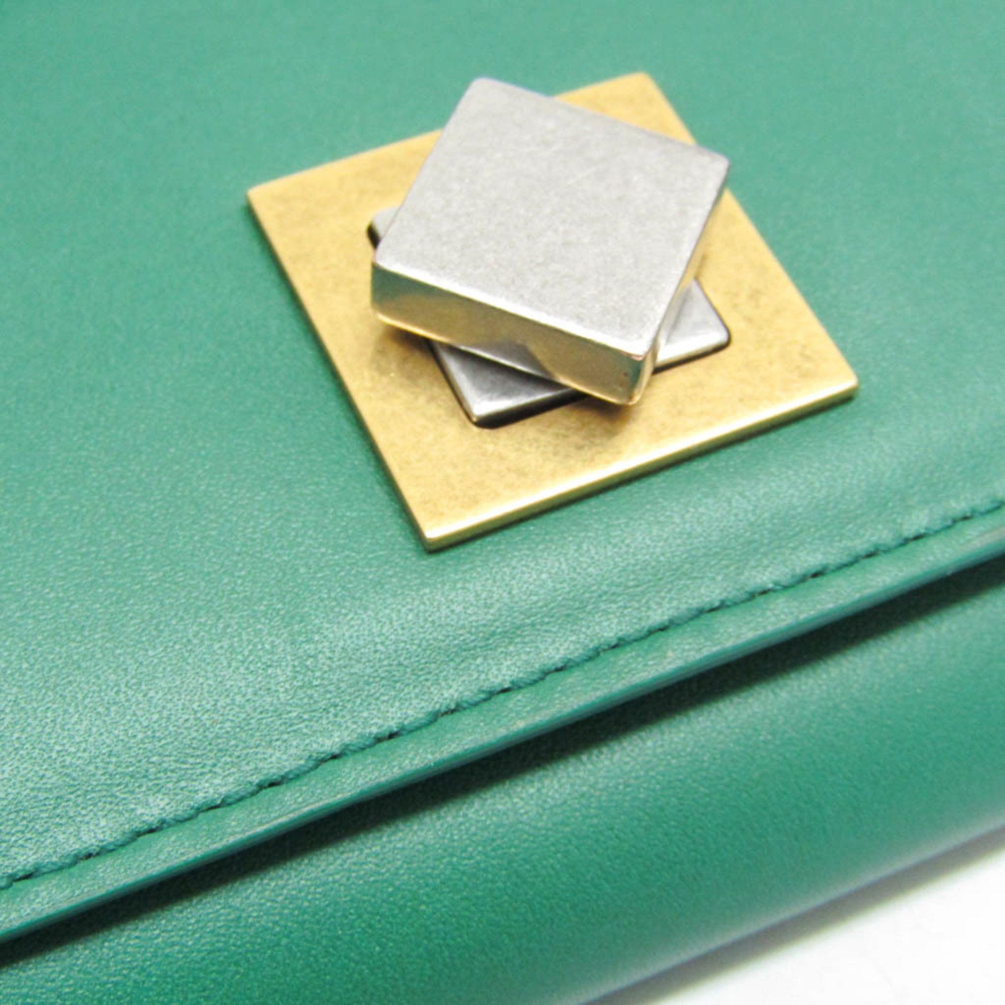 Bottega Veneta Bottega Veneta Mini Belt Bag 619069 VMAU1 3167 Women's Leather Shoulder Bag Green Size ONE SIZE - 8 Thumbnail