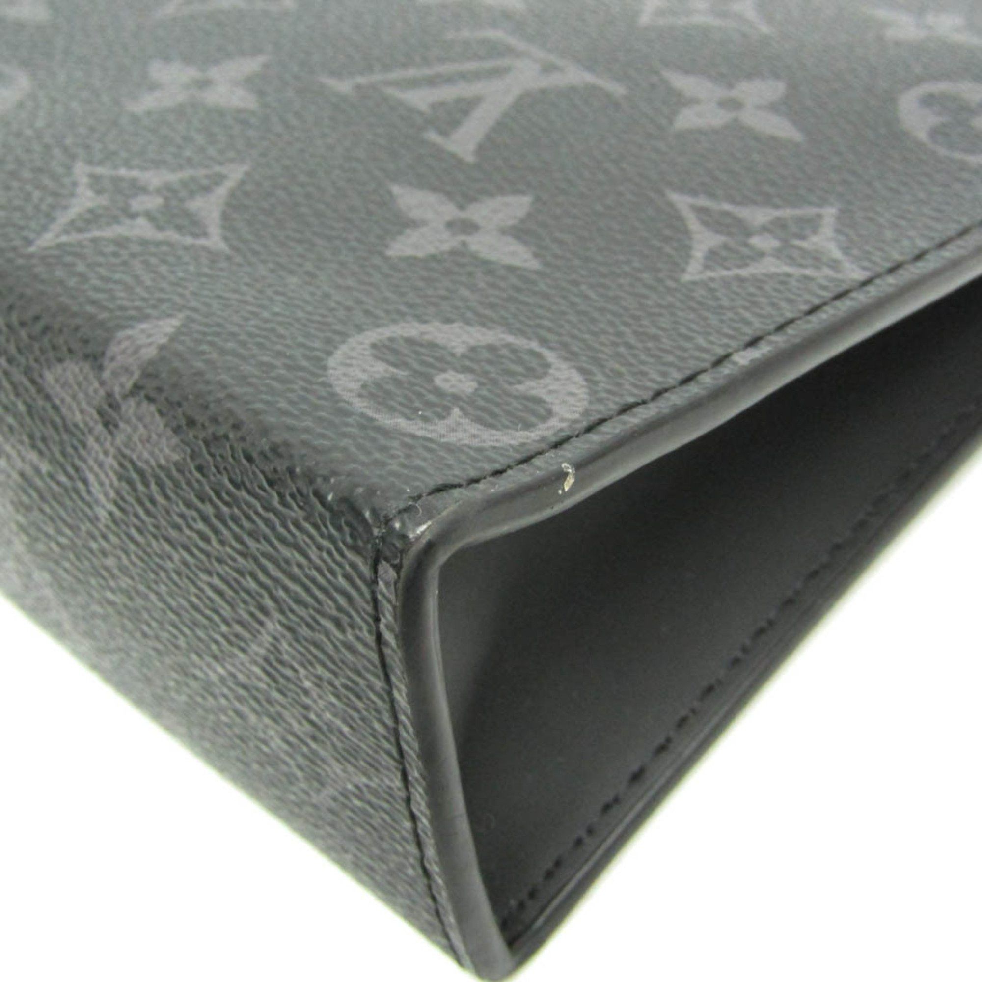 Louis Vuitton Louis Vuitton Monogram Eclipse Pochette Voyage MM M61692 Men's Clutch Bag Monogram Eclipse Size ONE SIZE - 4 Thumbnail