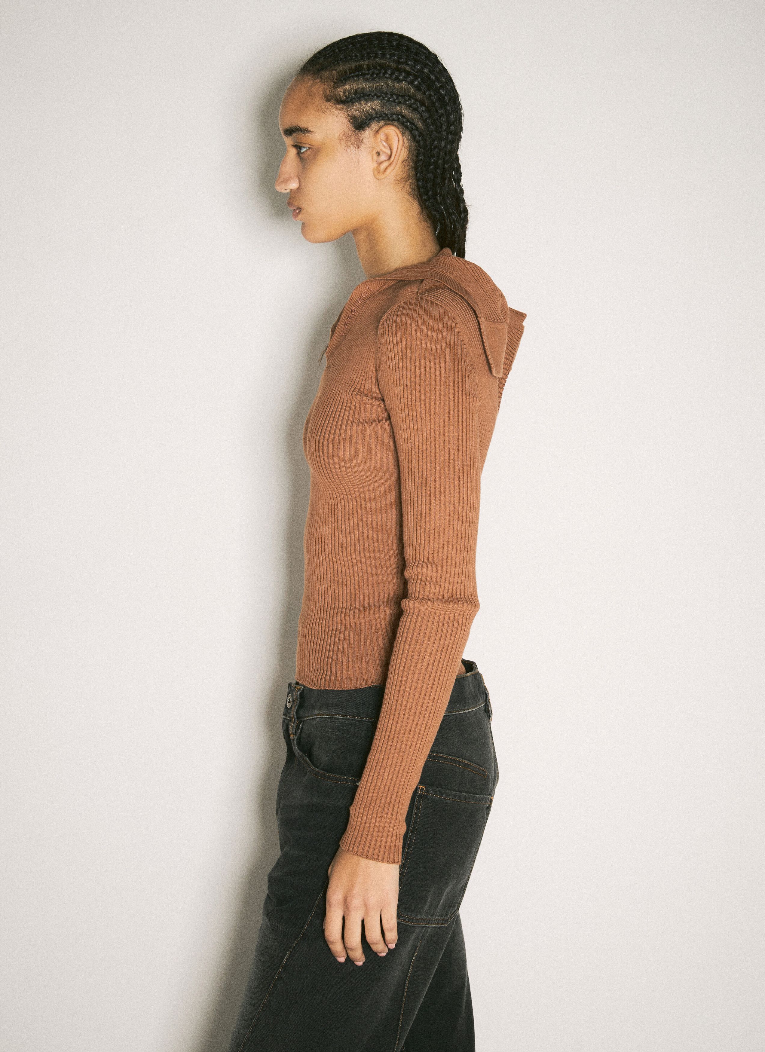 Y/Project Pinched Shoulder Rib Sweater Size S / US 4 / IT 40 - 4 Thumbnail