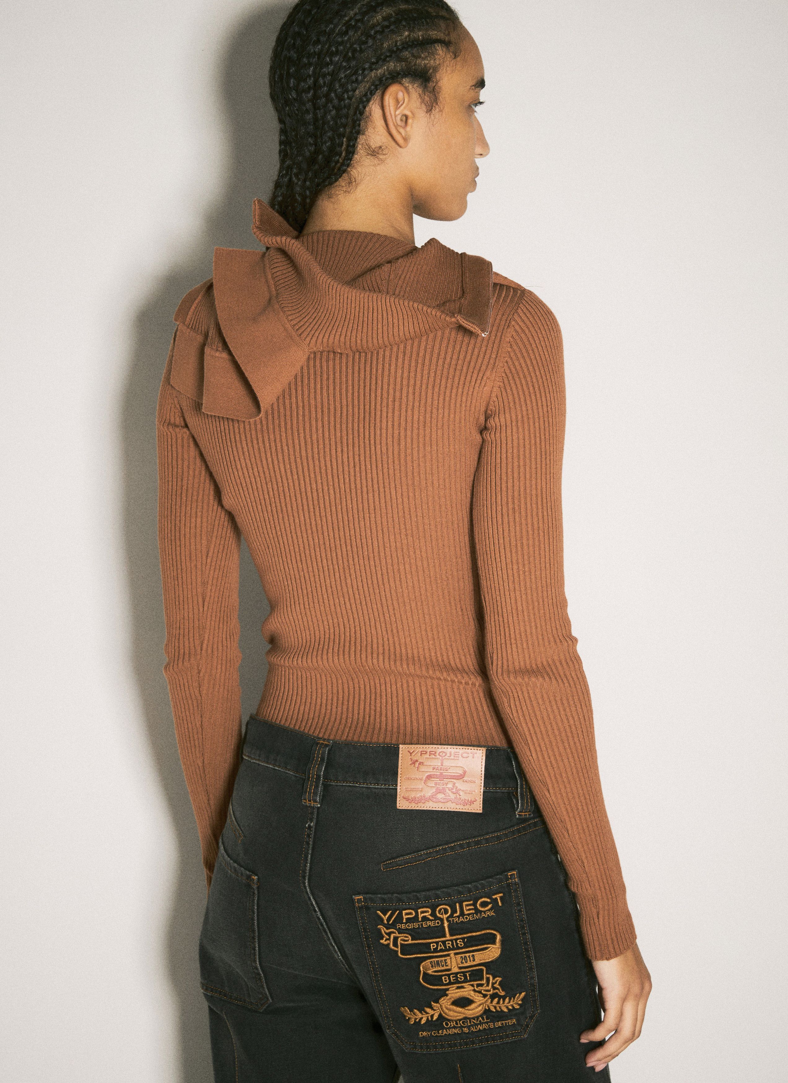 Y/Project Pinched Shoulder Rib Sweater Size S / US 4 / IT 40 - 6 Thumbnail
