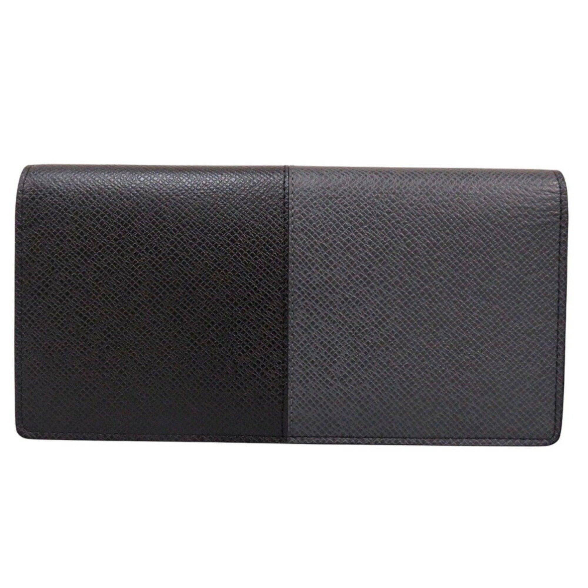 Louis Vuitton Louis Vuitton Portefeuille Plaza NM Taiga M30715 Grey Long Wallet LV 0669LOUIS VUITTON Size ONE SIZE - 4 Thumbnail