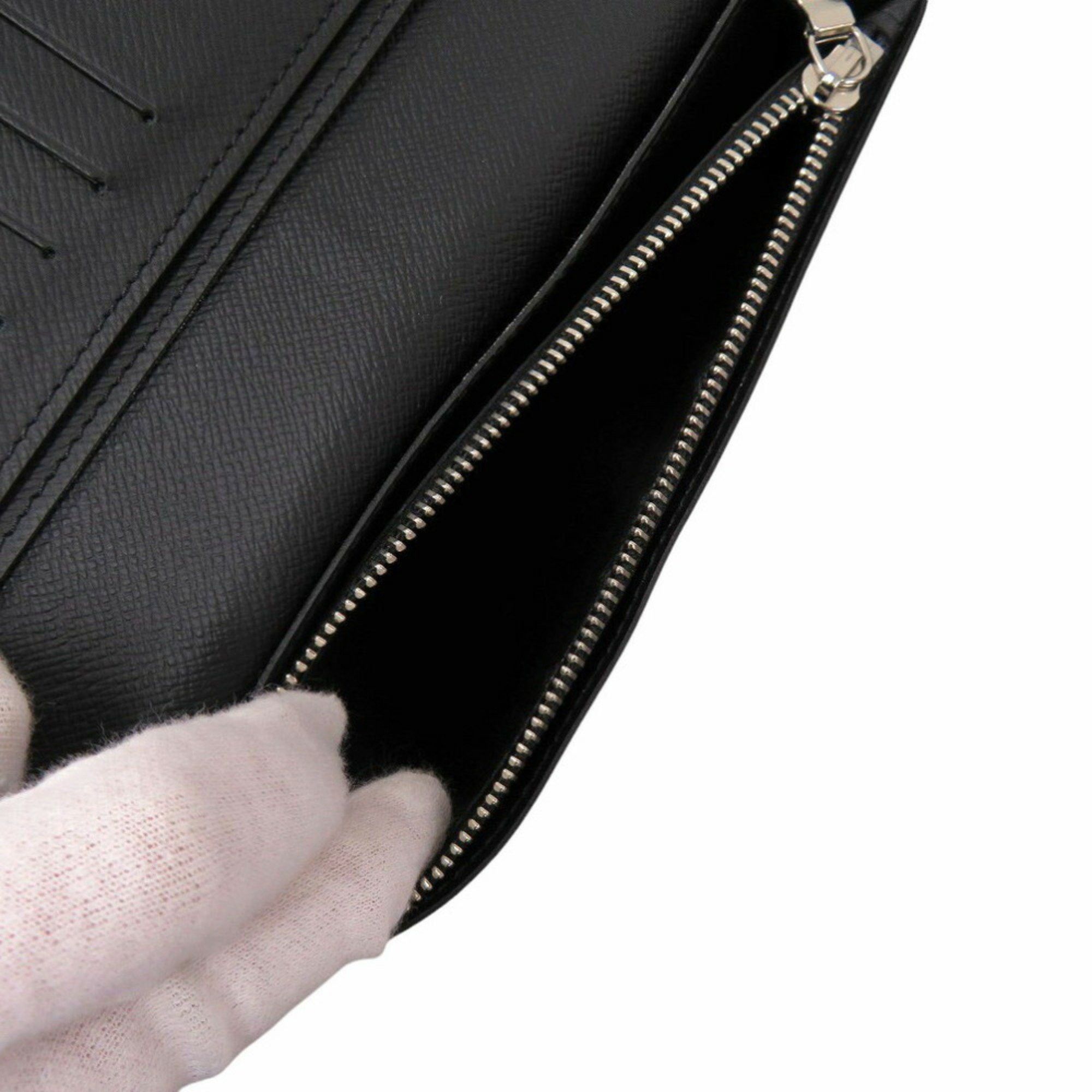 Louis Vuitton Louis Vuitton Portefeuille Plaza NM Taiga M30715 Grey Long Wallet LV 0669LOUIS VUITTON Size ONE SIZE - 7 Thumbnail