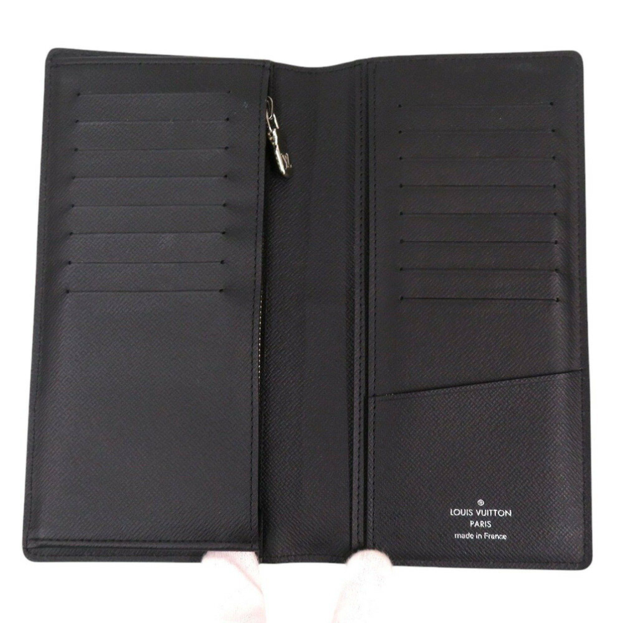 Louis Vuitton Louis Vuitton Portefeuille Plaza NM Taiga M30715 Grey Long Wallet LV 0669LOUIS VUITTON Size ONE SIZE - 6 Thumbnail