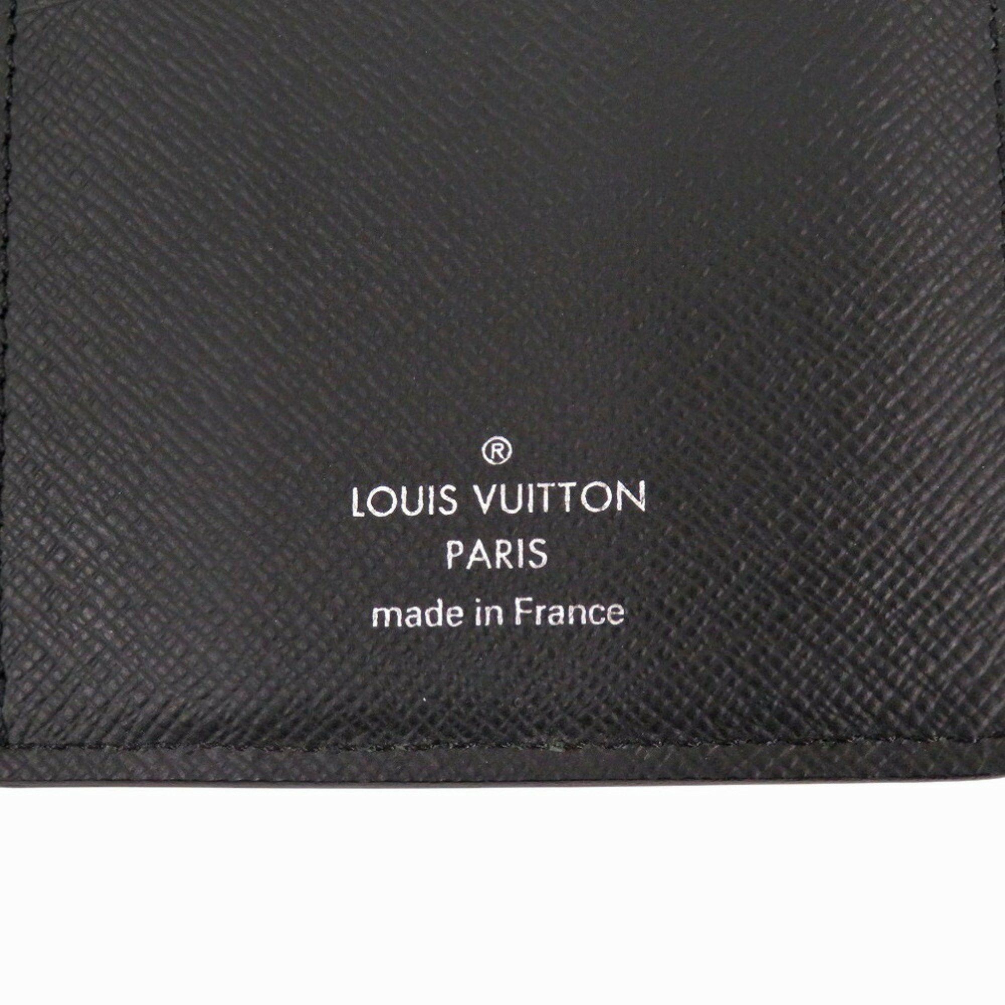 Louis Vuitton Louis Vuitton Portefeuille Plaza NM Taiga M30715 Grey Long Wallet LV 0669LOUIS VUITTON Size ONE SIZE - 8 Thumbnail