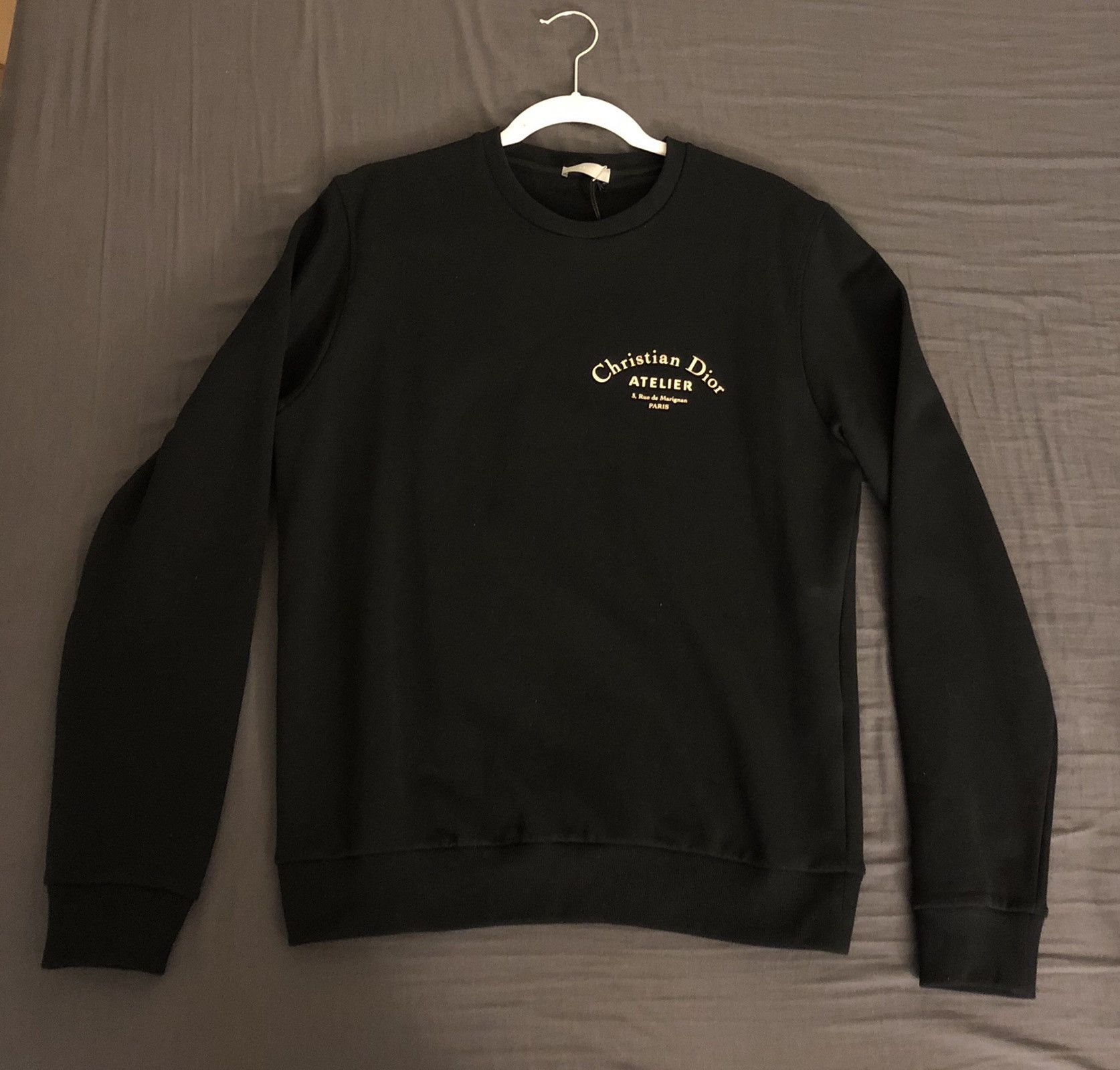 Dior Gold-Tone “Christian Dior Atelier” Black Cotton Dior Gold-Tone “Christian Dior Atelier” Black Cotton