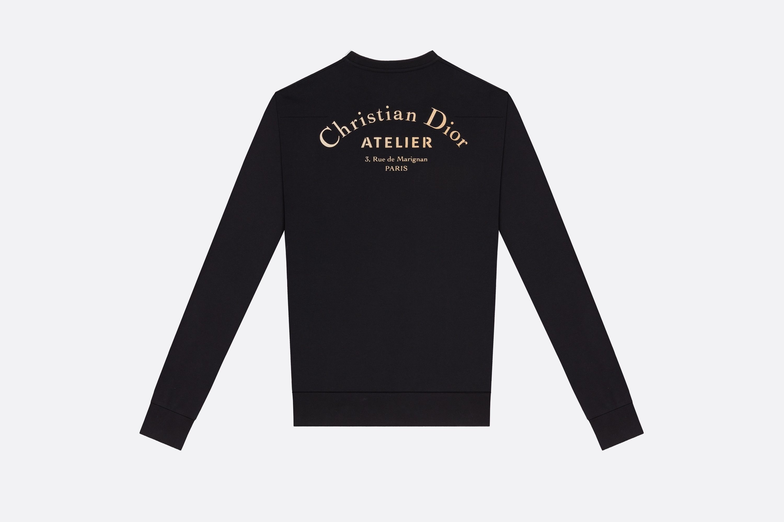 Dior Gold-Tone “Christian Dior Atelier” Black Cotton Dior Gold-Tone “Christian Dior Atelier” Black Cotton