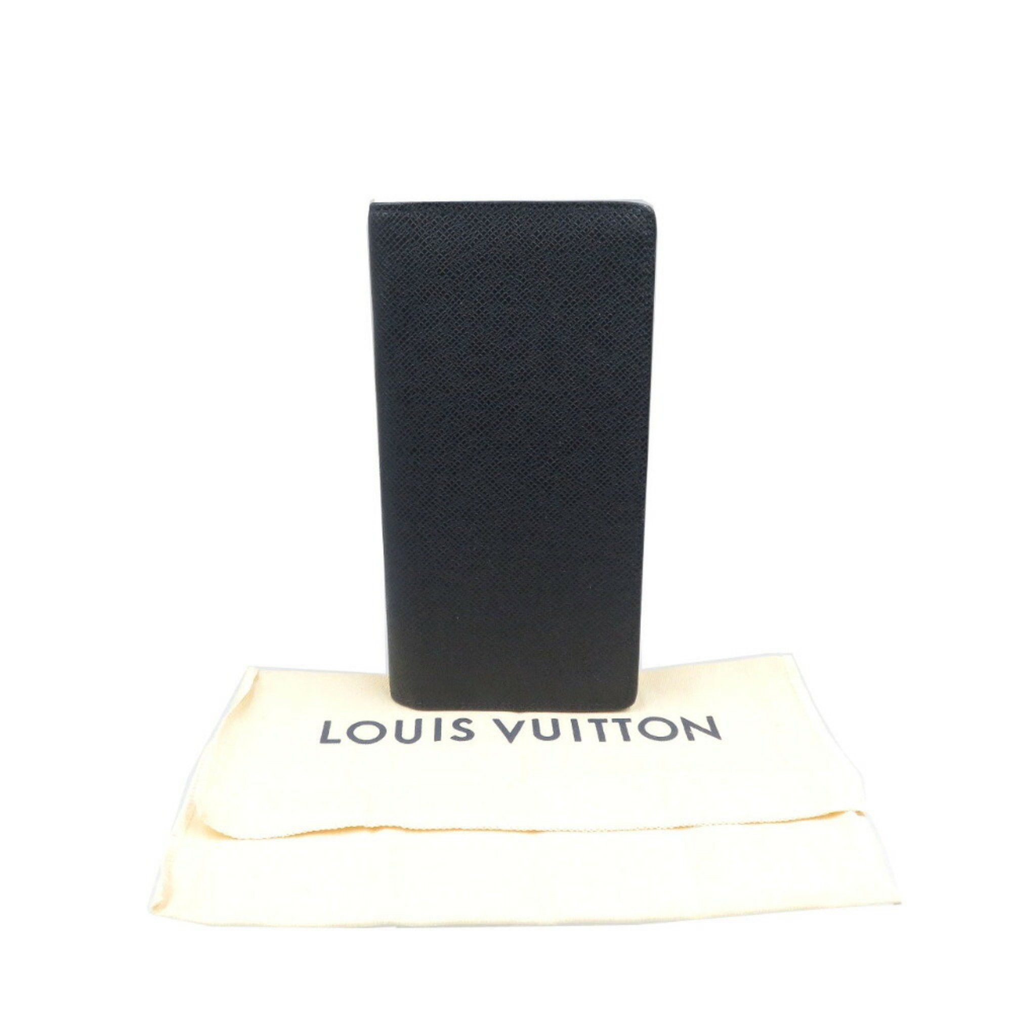 Louis Vuitton Louis Vuitton Portefeuille Brazza M30502 Taiga Leather Navy Long Wallet 1083LOUIS VUITTON Size ONE SIZE - 4 Thumbnail