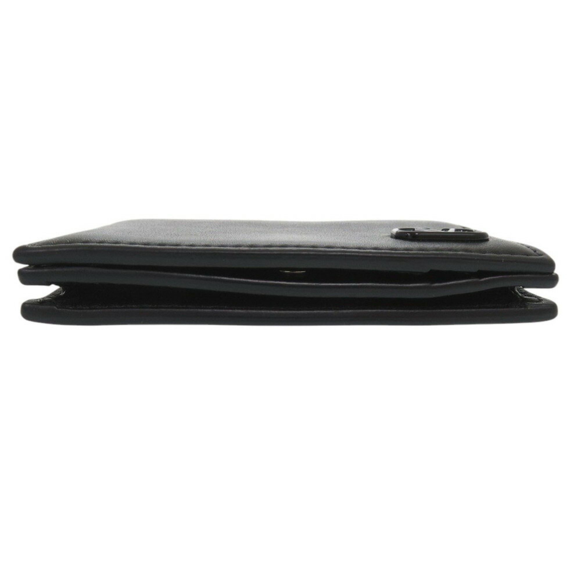 Valentino Valentino Garavani V Calf Black Card Case 1873Valentino Size ONE SIZE - 6 Thumbnail