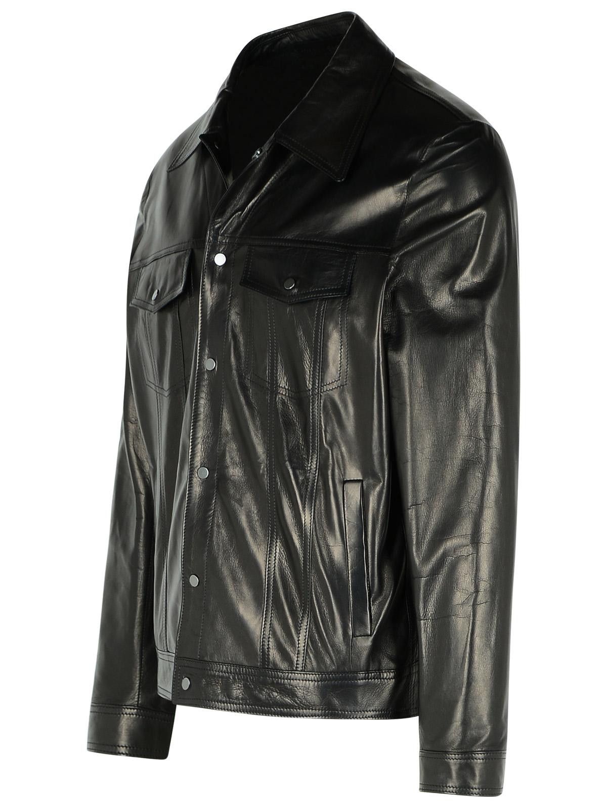 Salvatore Santoro SALVATORE SANTORO Black Leather Jacket Size US M / EU 48-50 / 2 - 2 Thumbnail