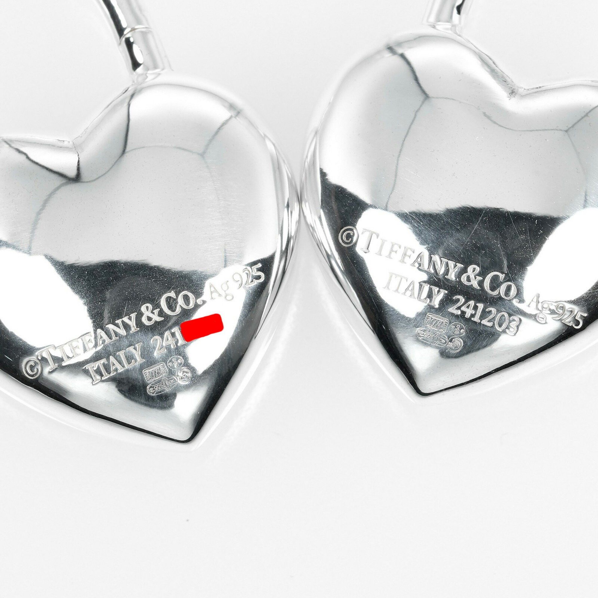 Tiffany & Co. Tiffany & Co. Return to Full Heart Earrings, 925 Silver, approx. 22g Size ONE SIZE - 4 Thumbnail