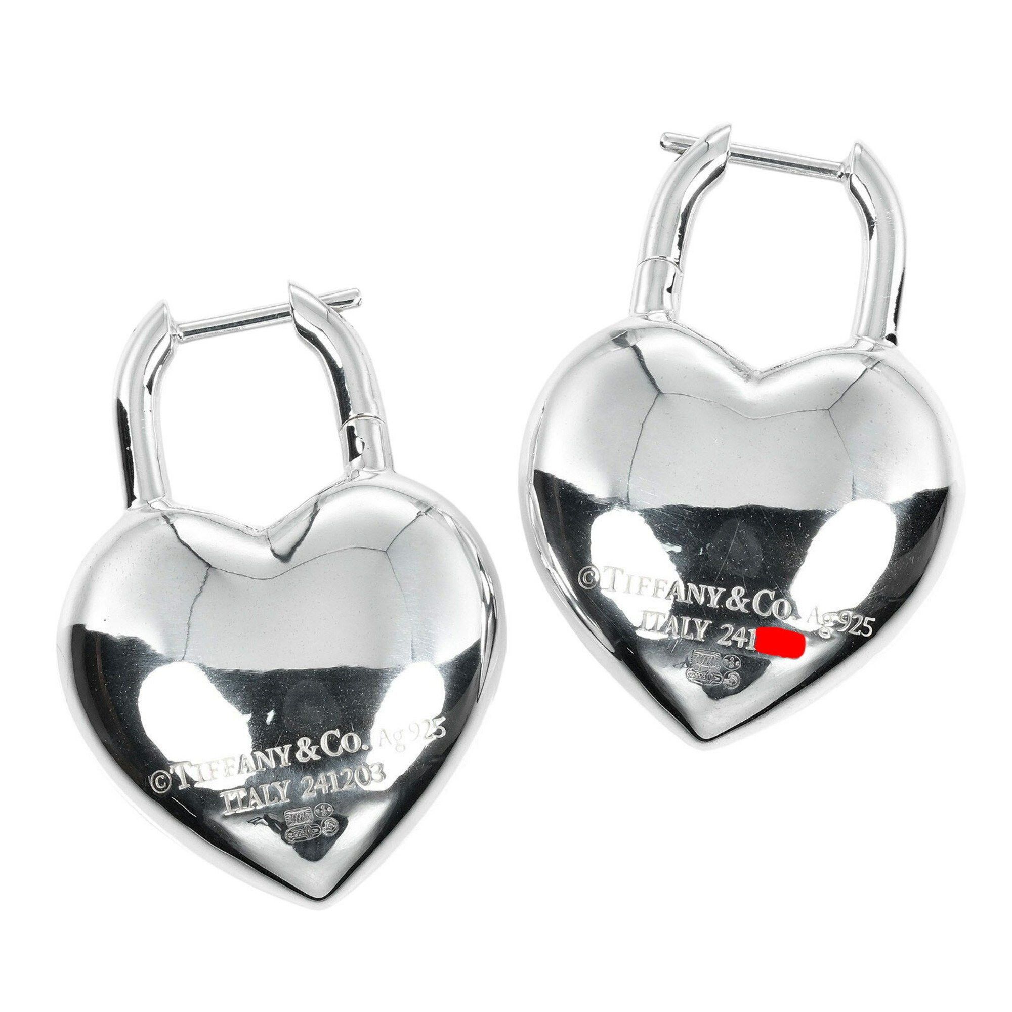 Tiffany & Co. Tiffany & Co. Return to Full Heart Earrings, 925 Silver, approx. 22g Size ONE SIZE - 3 Thumbnail