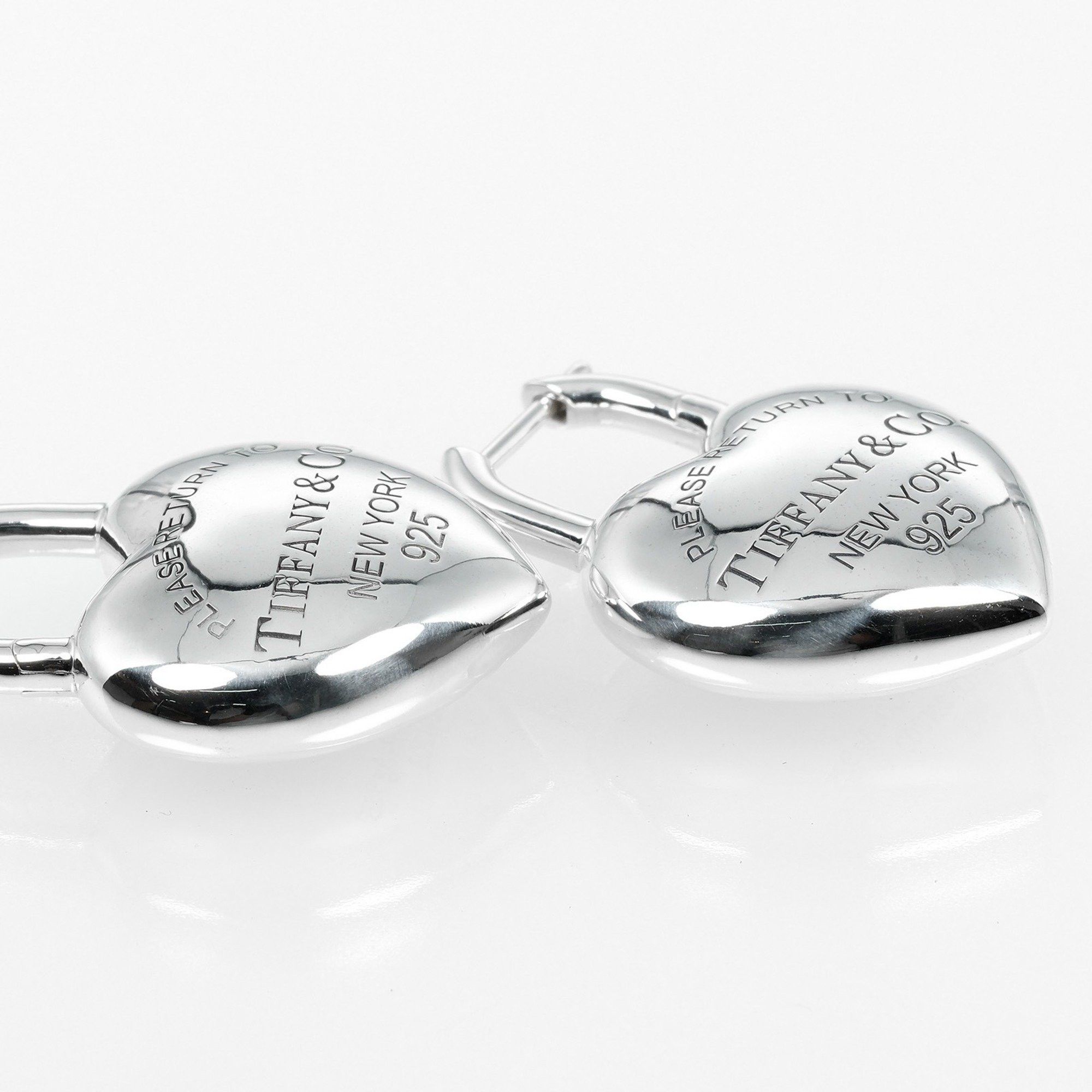 Tiffany & Co. Return to Full Heart Earrings, 925 Silver