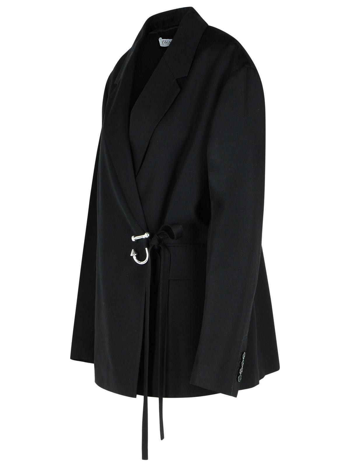 JW Anderson JW ANDERSON 'T' Black Viscose Blazer Size M / US 6-8 / IT 42-44 - 2 Thumbnail