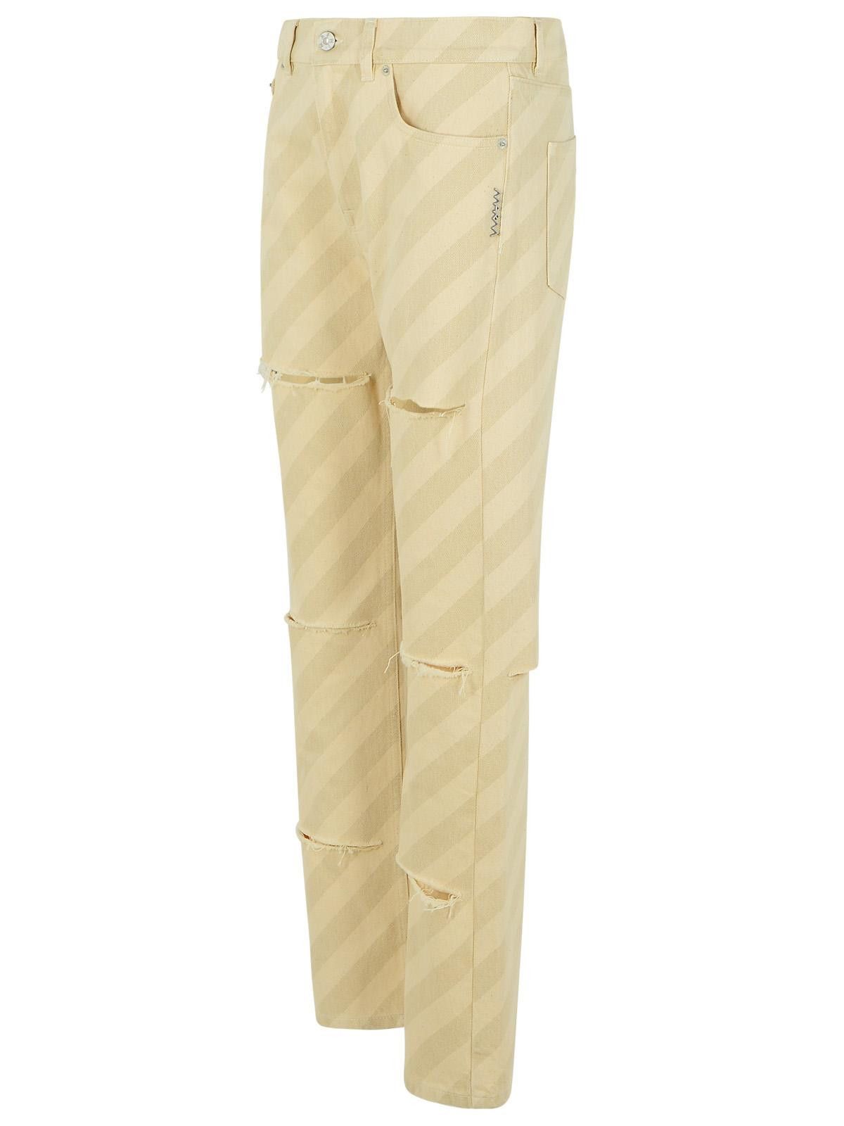 Marni MARNI Beige Cotton Jeans Size 27" / US 4 / IT 40 - 2 Thumbnail