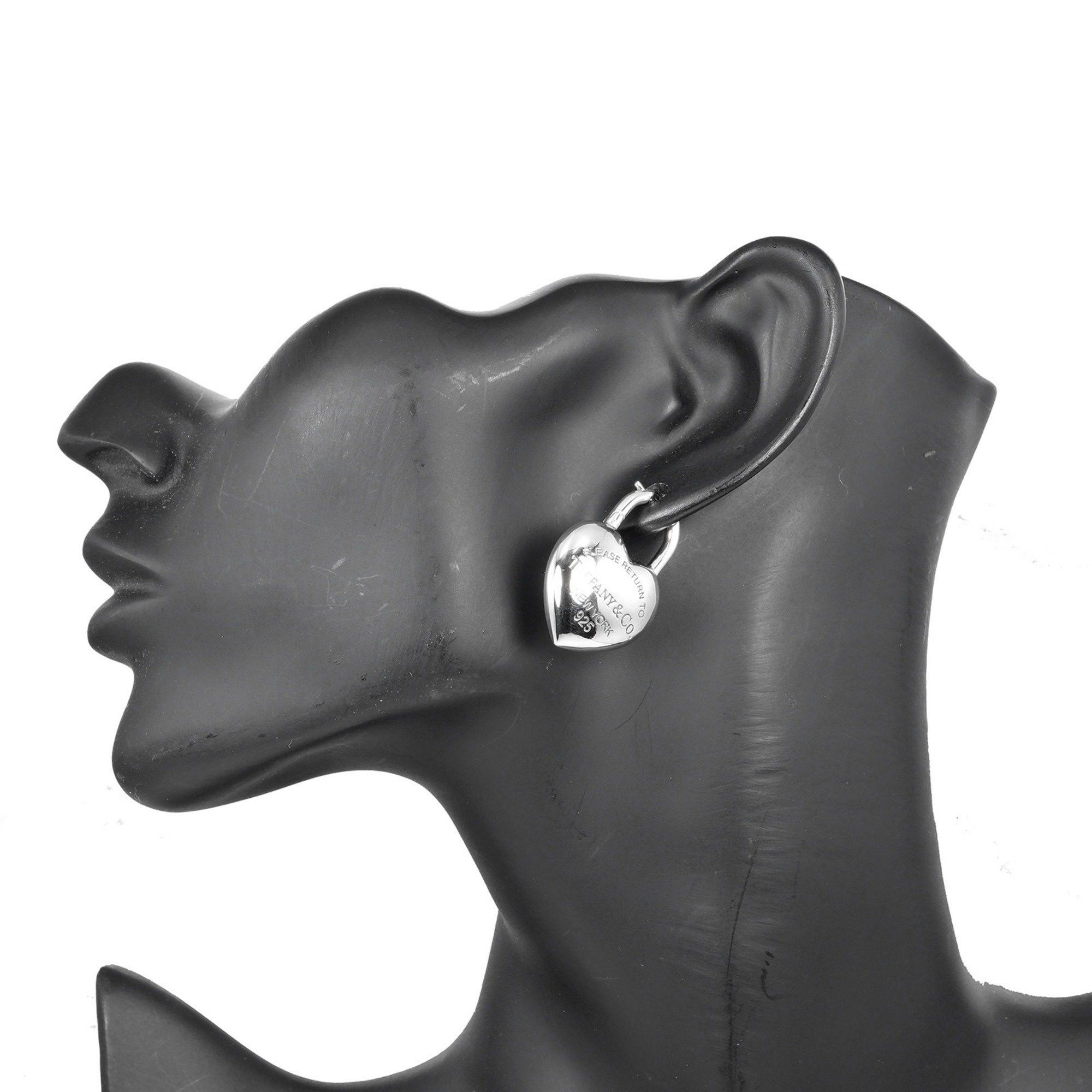 Tiffany & Co. Tiffany & Co. Return to Full Heart Earrings, 925 Silver, Approx. 21.82g Size ONE SIZE - 2 Thumbnail