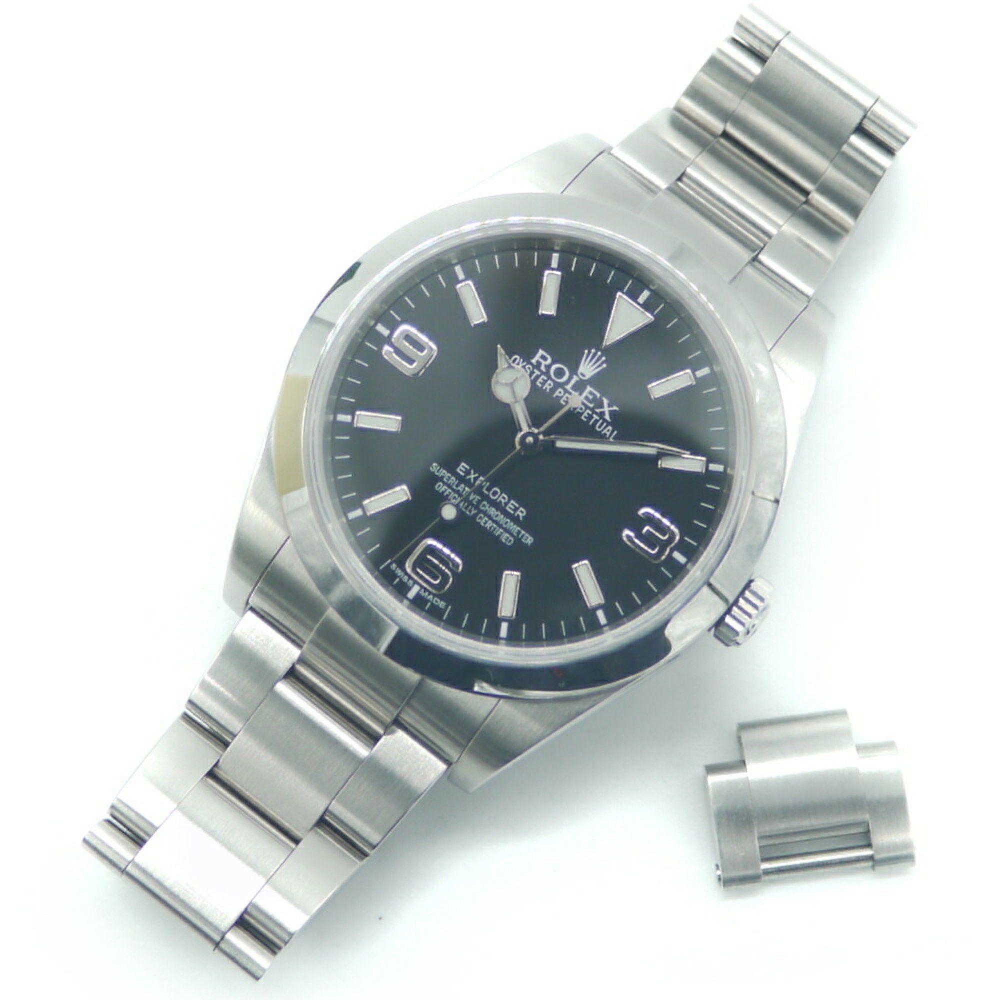 Rolex Rolex Explorer 1 214270 Random Roulette SS Automatic Watch Black Dial Size ONE SIZE - 9 Thumbnail