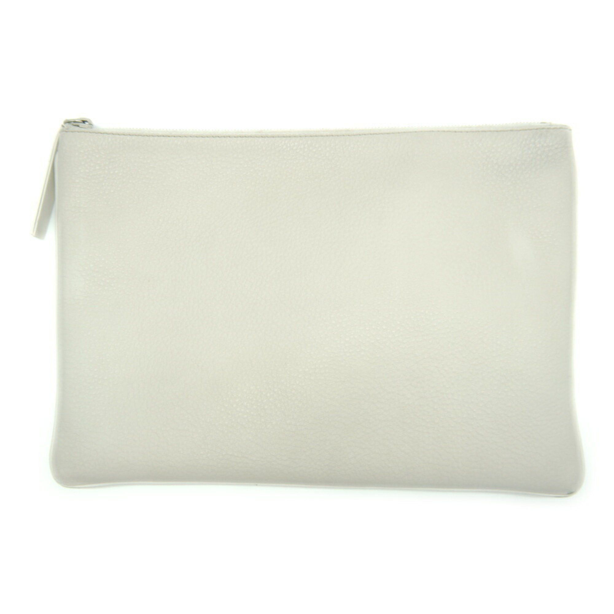 Balenciaga BALENCIAGA Clip M Clutch Bag White 485110 Size ONE SIZE - 2 Thumbnail