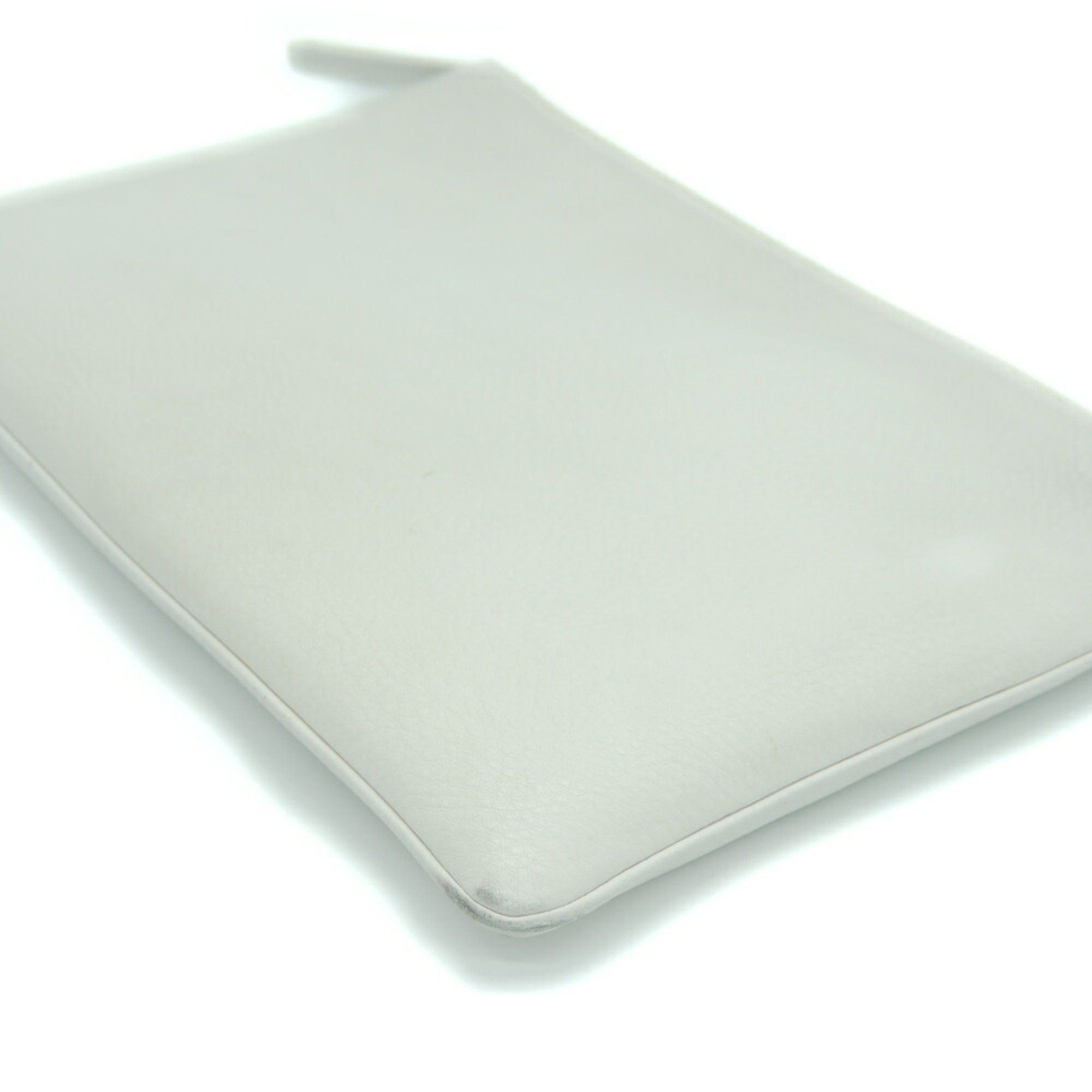 Balenciaga BALENCIAGA Clip M Clutch Bag White 485110 Size ONE SIZE - 4 Thumbnail