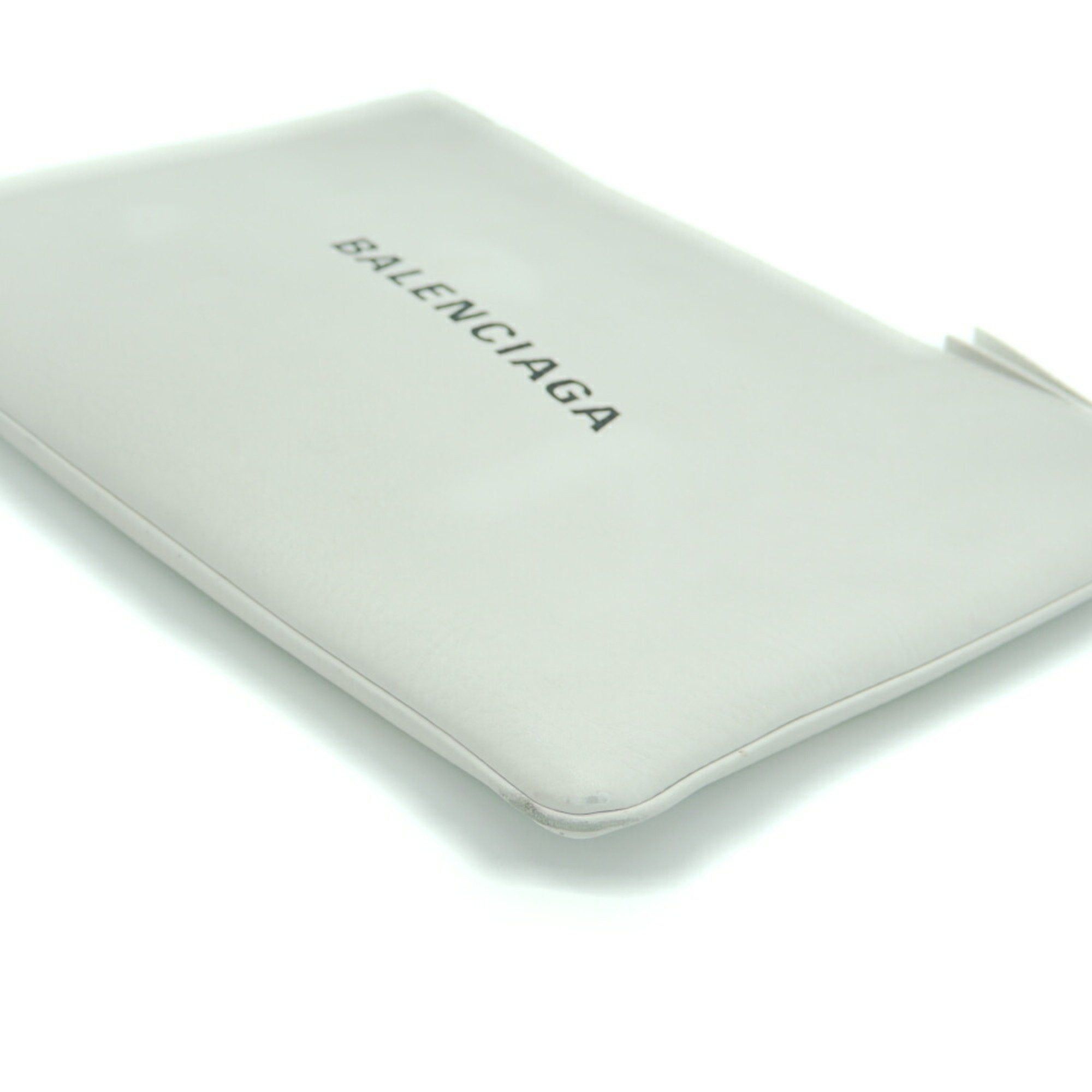 Balenciaga BALENCIAGA Clip M Clutch Bag White 485110 Size ONE SIZE - 3 Thumbnail