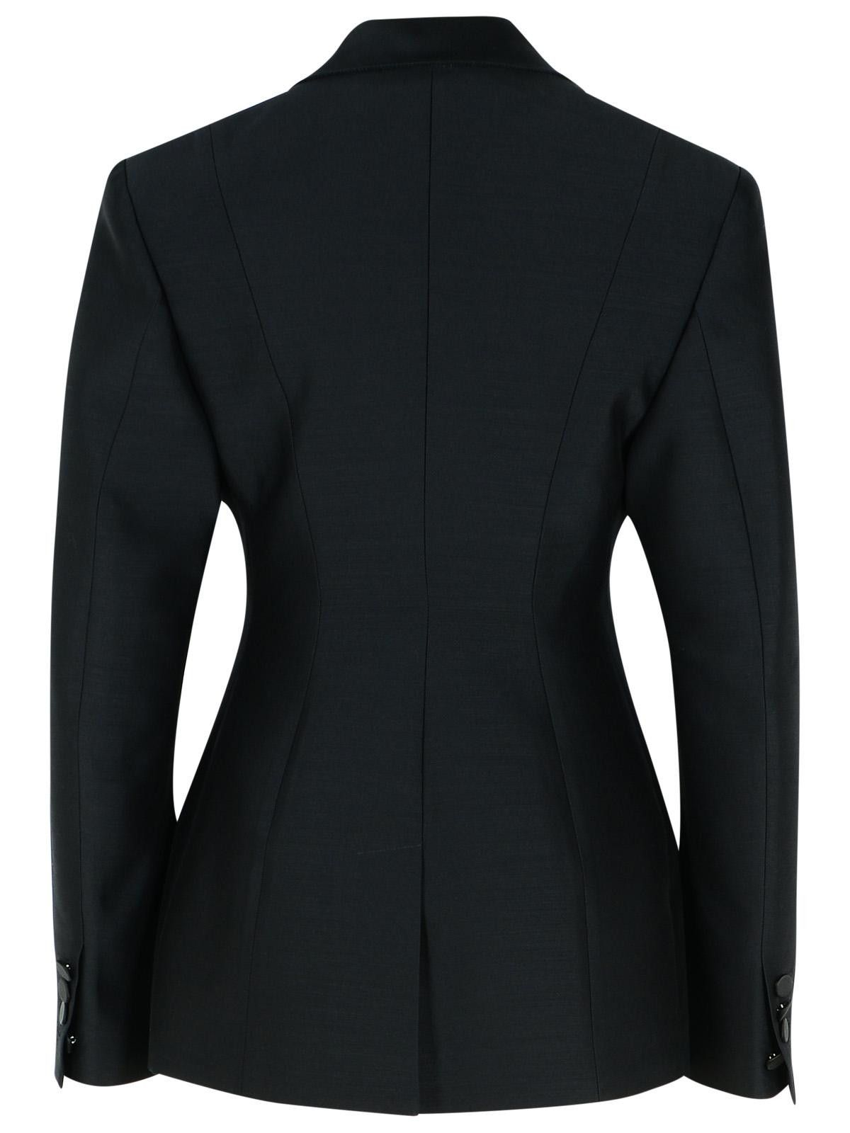 Dsquared2 DSQUARED2 'Dan' Black Virgin Wool Blend Blazer Size S / US 4 / IT 40 - 3 Thumbnail