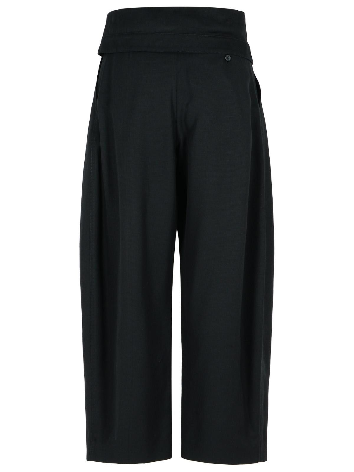 JW Anderson JW ANDERSON Black Viscose Trousers Size 28" / US 6 / IT 42 - 3 Thumbnail