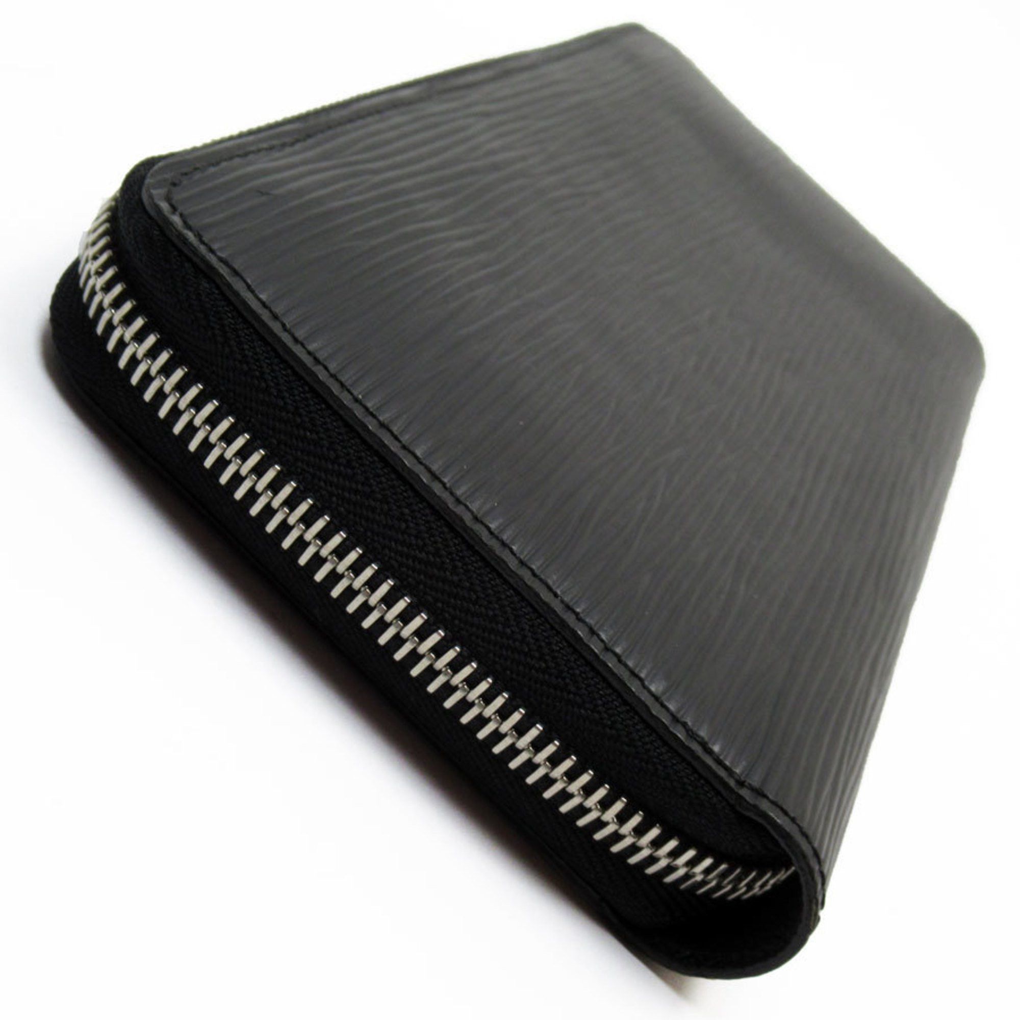 Louis Vuitton Louis Vuitton Round Long Wallet Epi Zippy Leather Black Silver Men's w0861a Size ONE SIZE - 2 Thumbnail