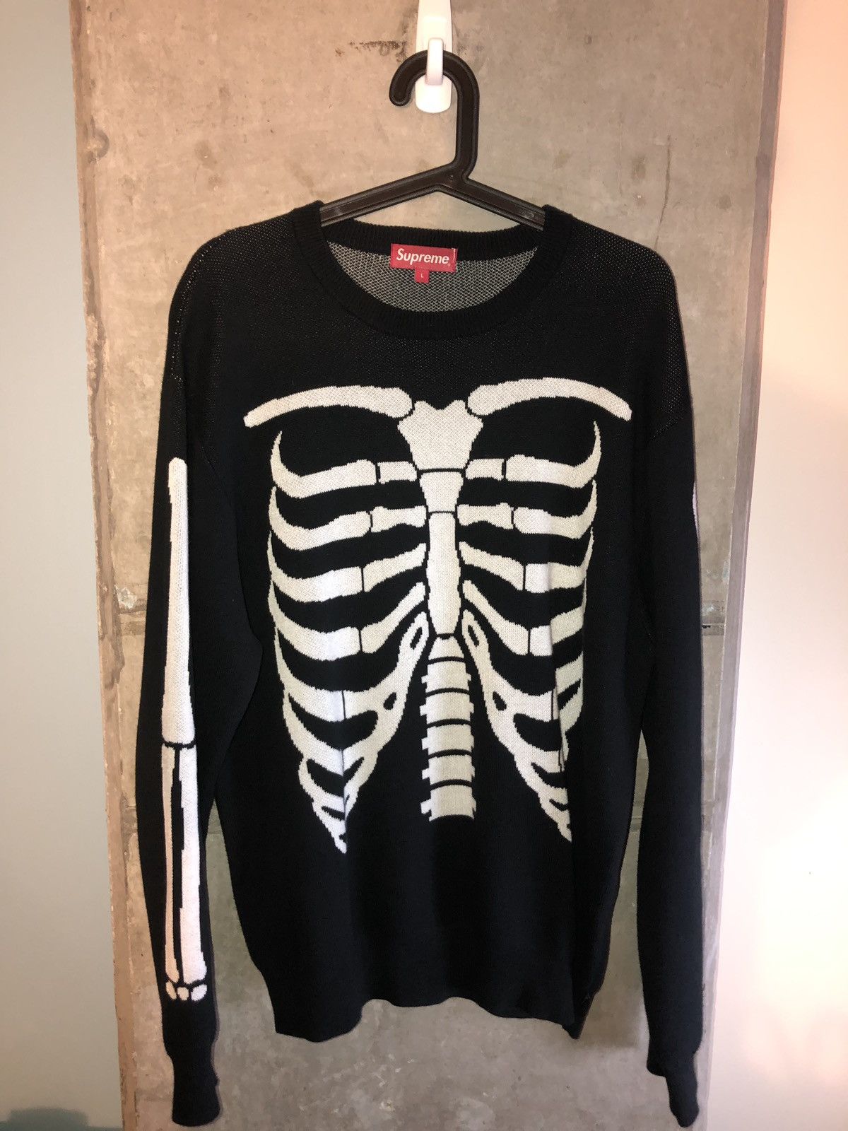 Supreme skeleton hot sale sweater