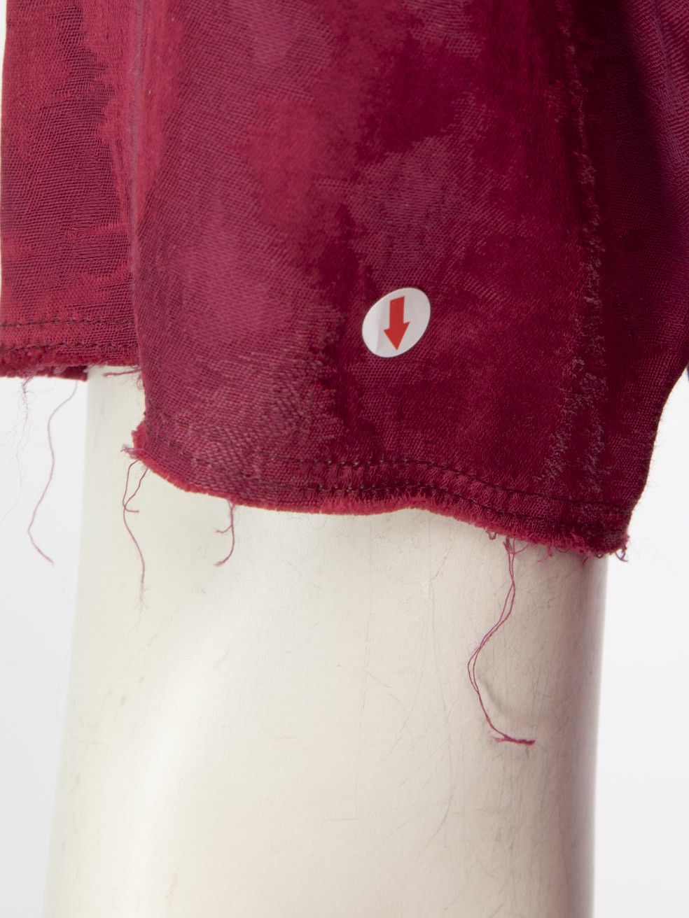 Isabel Marant Burgundy Ruffle Trim Dress Size S / US 4 / IT 40 - 7 Thumbnail