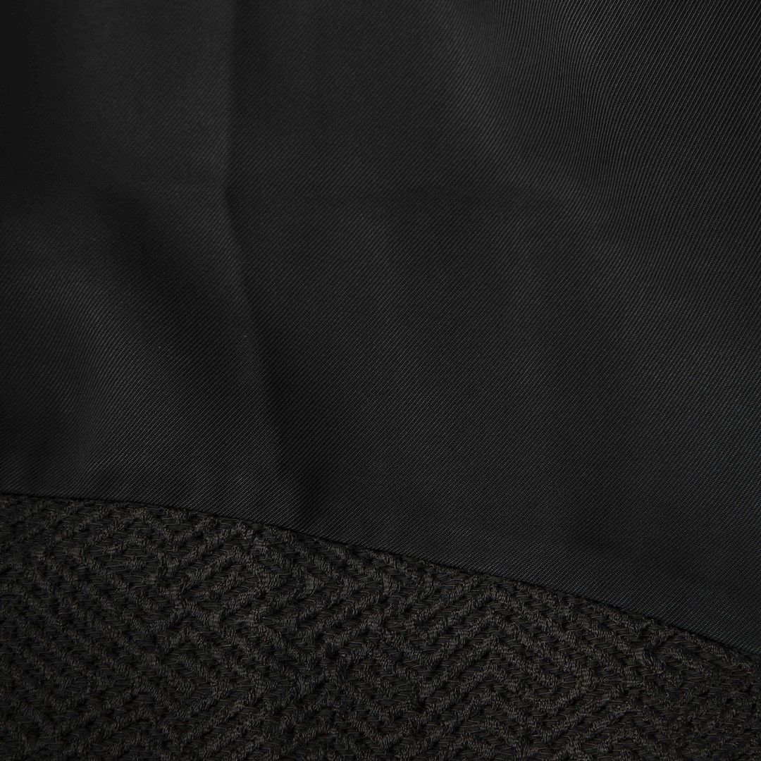 Maje Black Faux Leather Trim Long Sleeve Dress Size M / US 6-8 / IT 42-44 - 4 Thumbnail