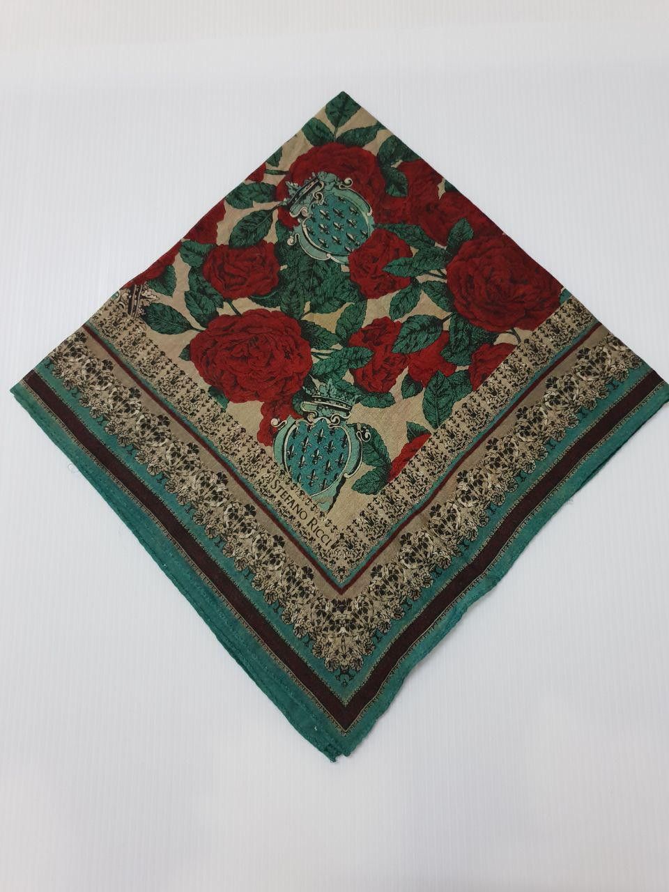 Japanese Brand × Vintage Handky Bandana Roses Design Size ONE SIZE - 1 Thumbnail