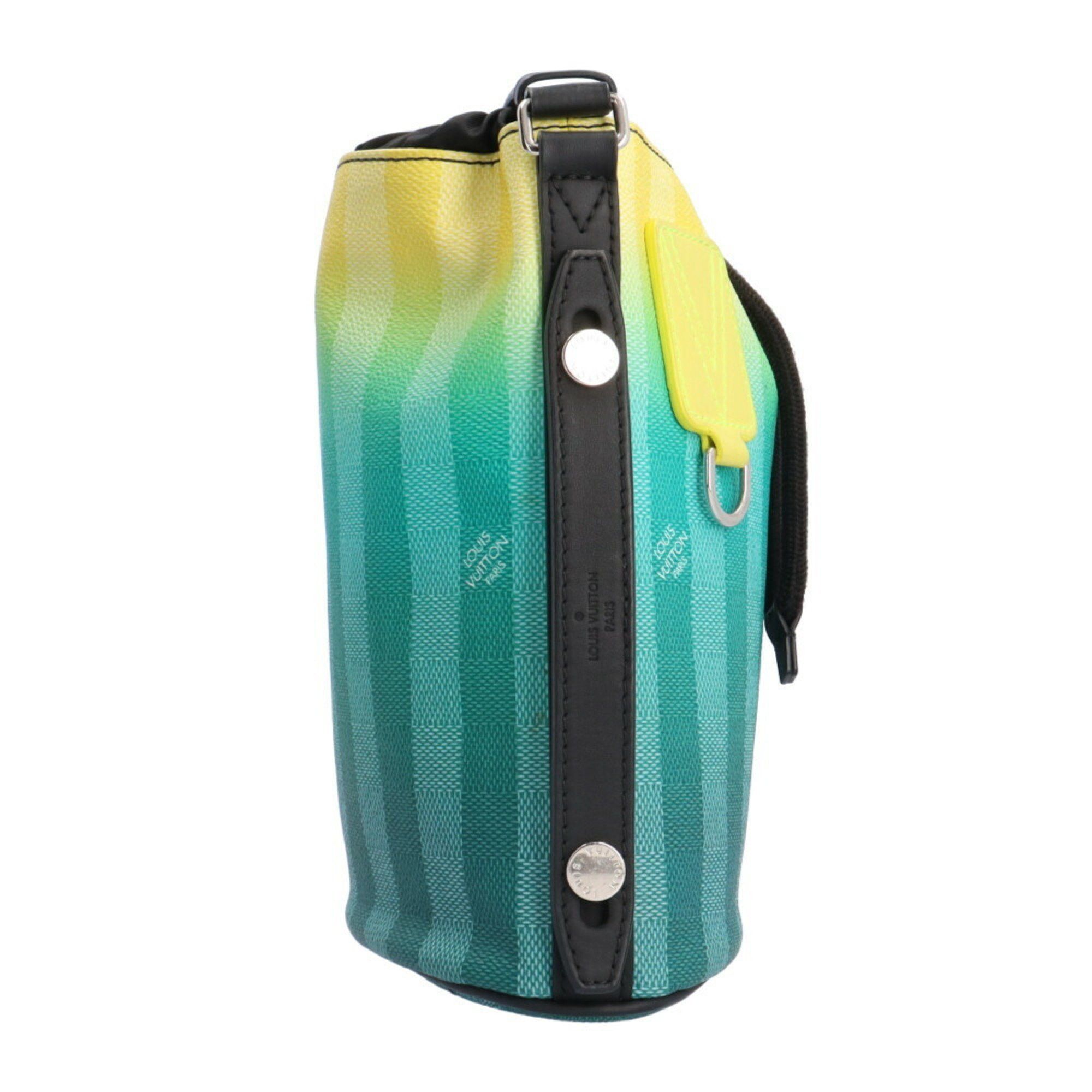 Louis Vuitton Louis Vuitton Sac Marant Damier Stripe Shoulder Bag PVC M59920 Green Men's LOUIS VUITTON Size ONE SIZE - 4 Thumbnail