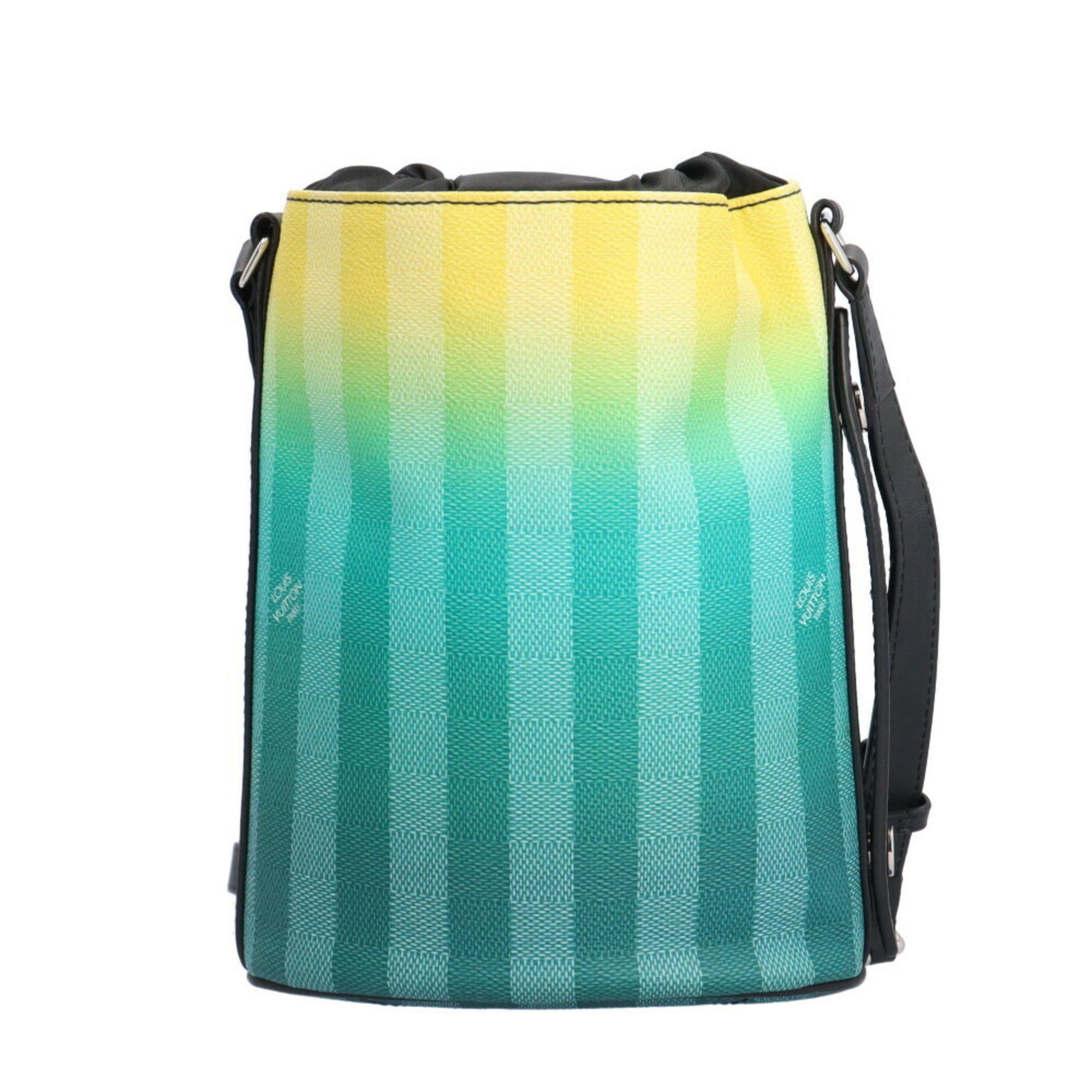 Louis Vuitton Louis Vuitton Sac Marant Damier Stripe Shoulder Bag PVC M59920 Green Men's LOUIS VUITTON Size ONE SIZE - 3 Thumbnail