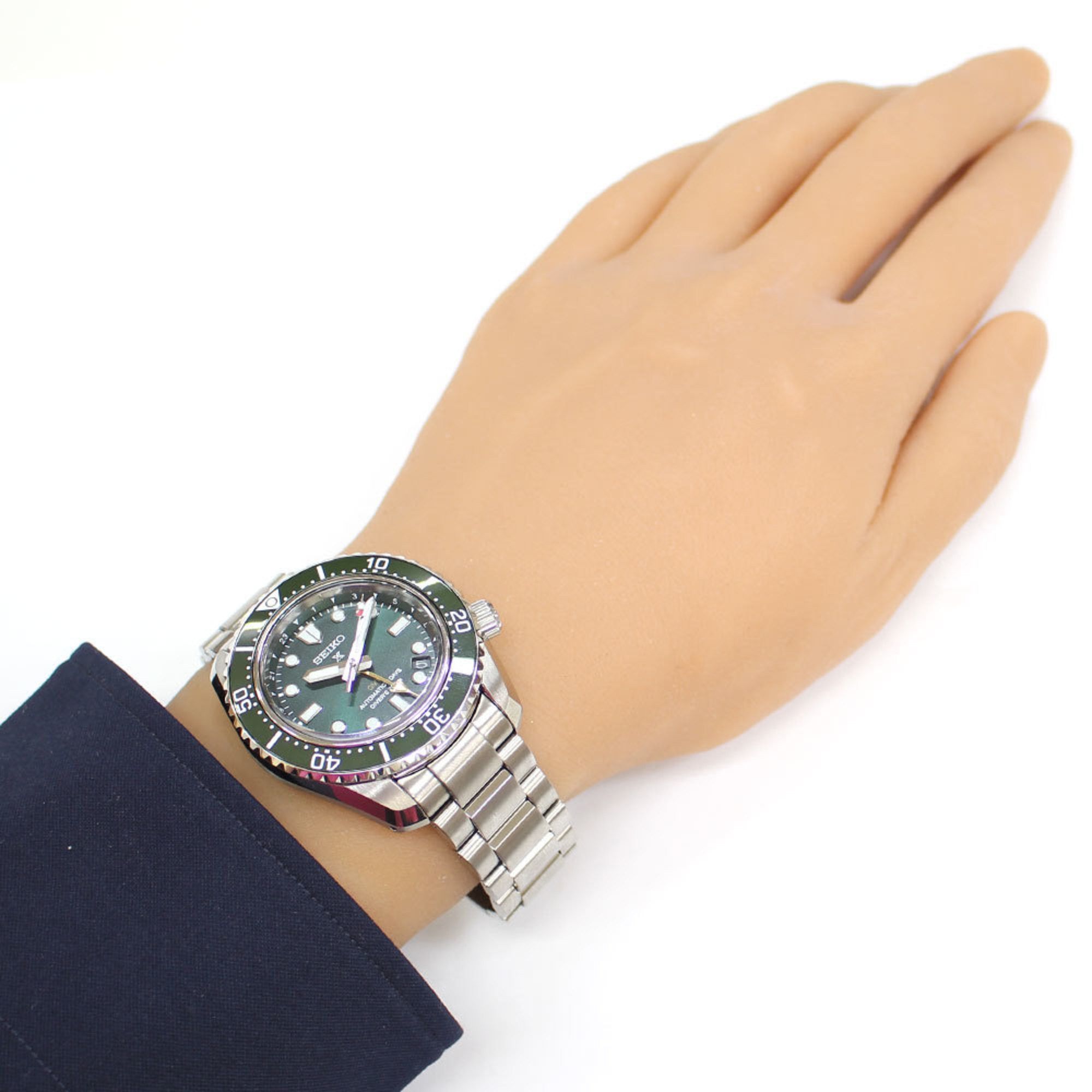 Seiko Seiko Prospex Watch Stainless Steel SBEJ009 (6R54-00D0) Automatic Men's SEIKO GMT Overhauled Size ONE SIZE - 2 Thumbnail