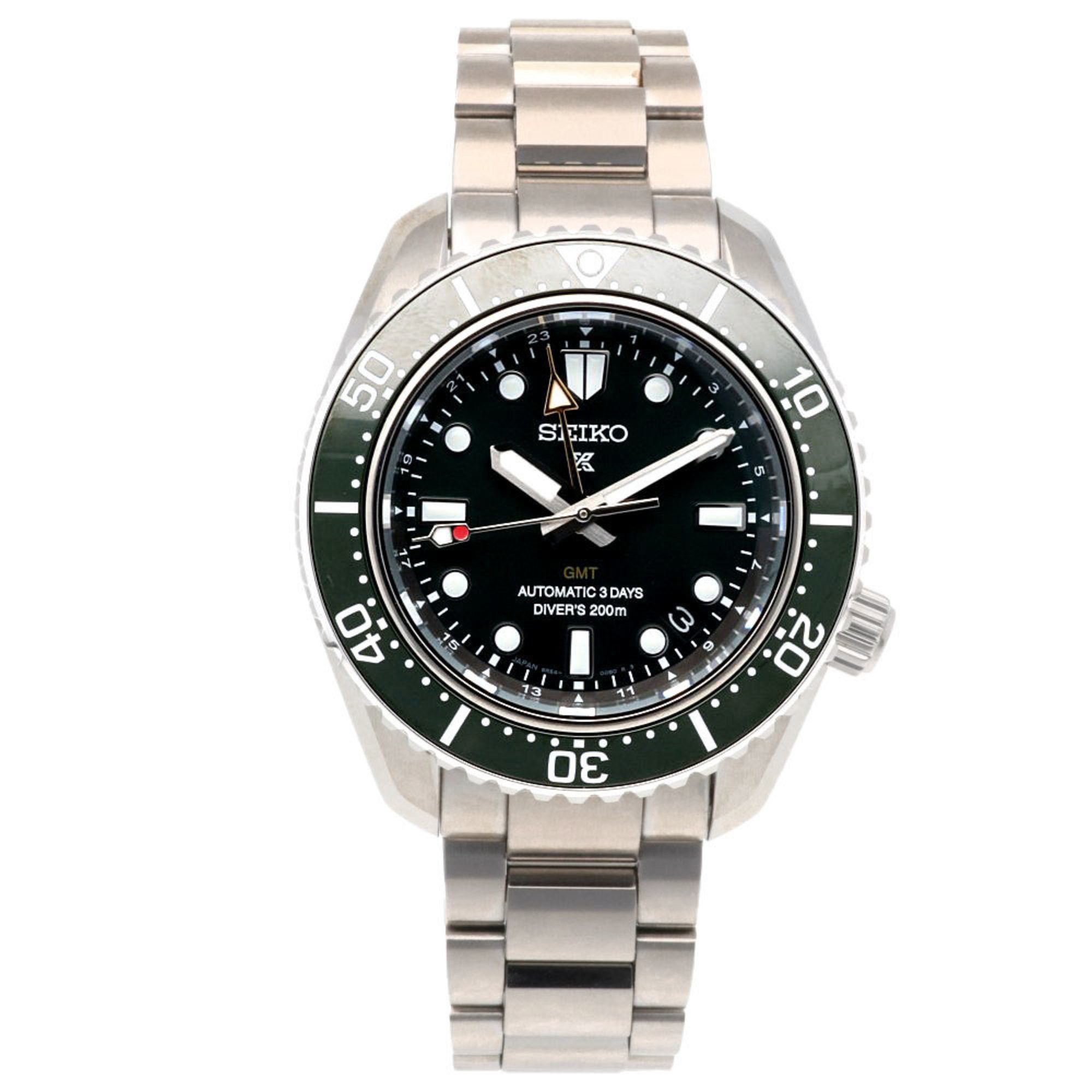Seiko Seiko Prospex Watch Stainless Steel SBEJ009 (6R54-00D0) Automatic Men's SEIKO GMT Overhauled Size ONE SIZE - 8 Thumbnail