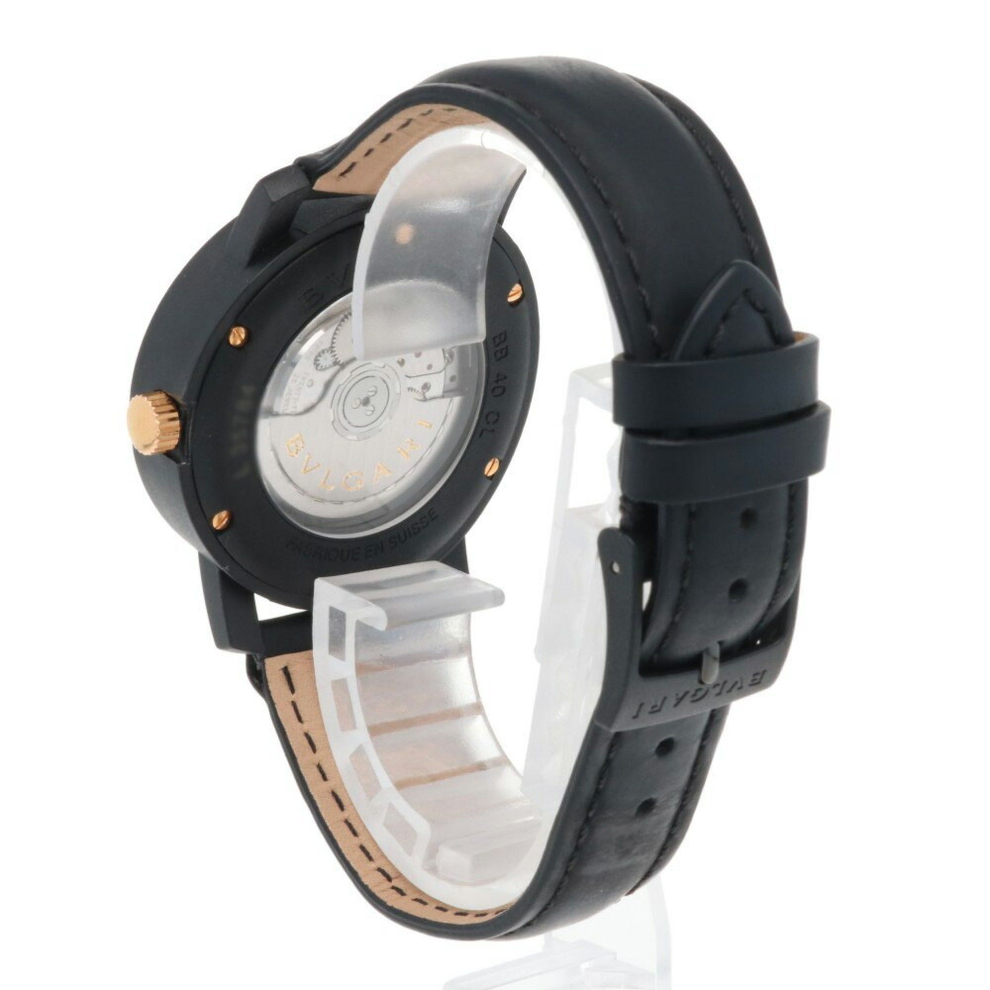 Bvlgari BVLGARI Wristwatch Carbon BB40CL Automatic Men's Overhauled Size ONE SIZE - 5 Thumbnail