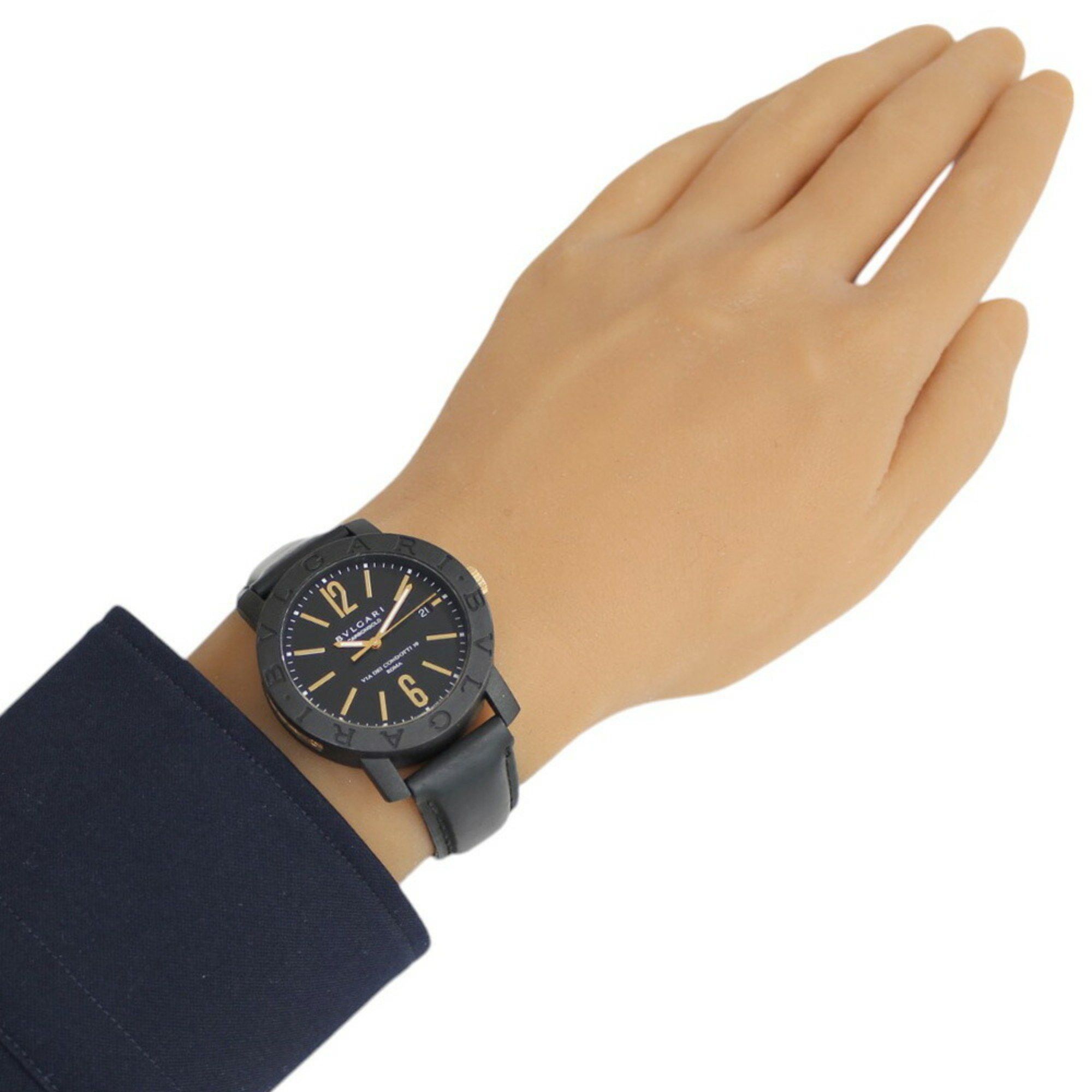 Bvlgari BVLGARI Wristwatch Carbon BB40CL Automatic Men's Overhauled Size ONE SIZE - 2 Thumbnail