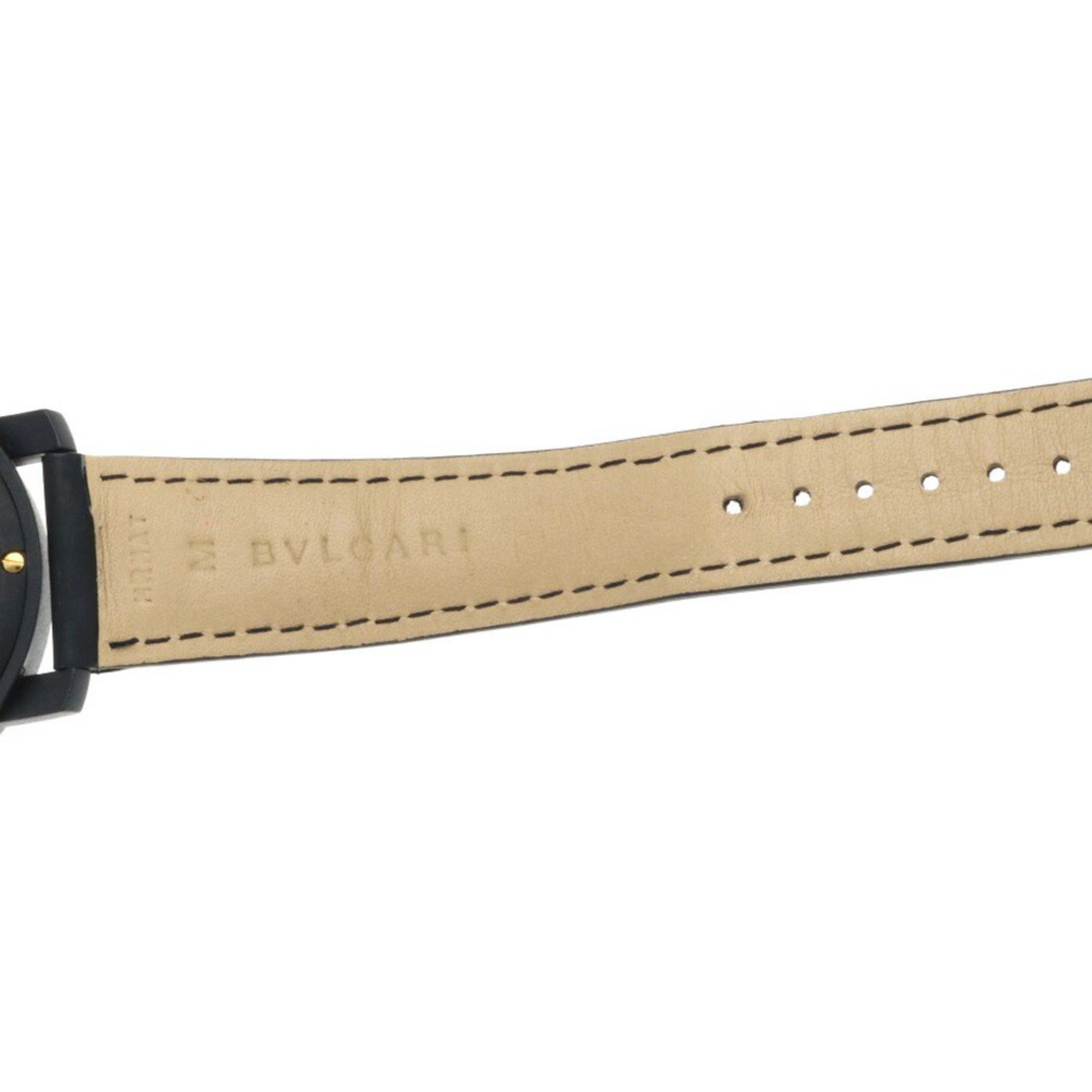 Bvlgari BVLGARI Wristwatch Carbon BB40CL Automatic Men's Overhauled Size ONE SIZE - 9 Thumbnail