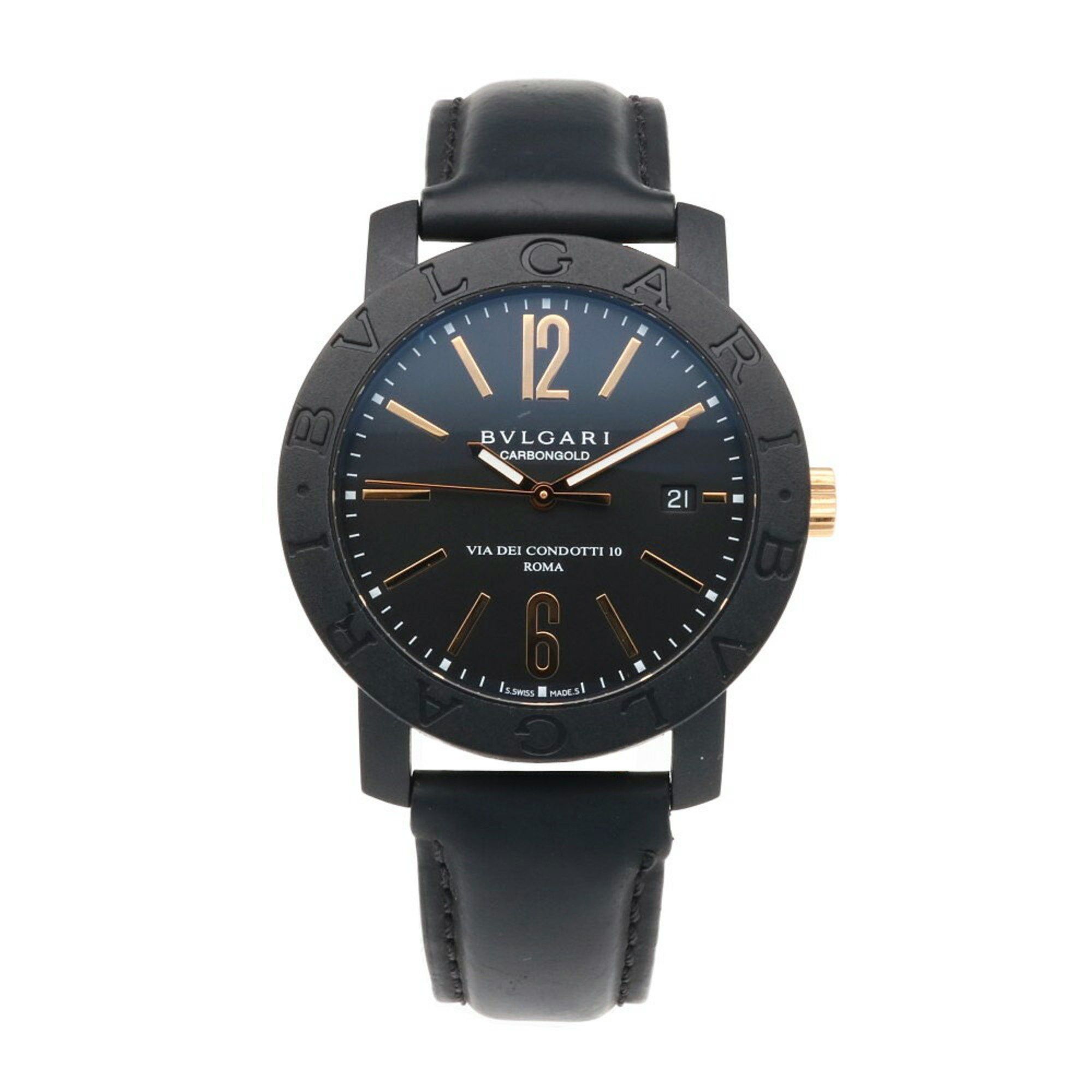 Bvlgari BVLGARI Wristwatch Carbon BB40CL Automatic Men's Overhauled Size ONE SIZE - 8 Thumbnail