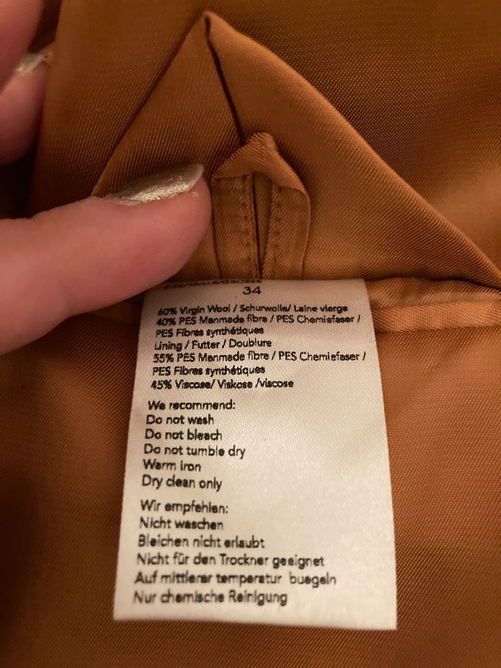 SAND Sand Coat Size XS / US 0-2 / IT 36-38 - 3 Thumbnail