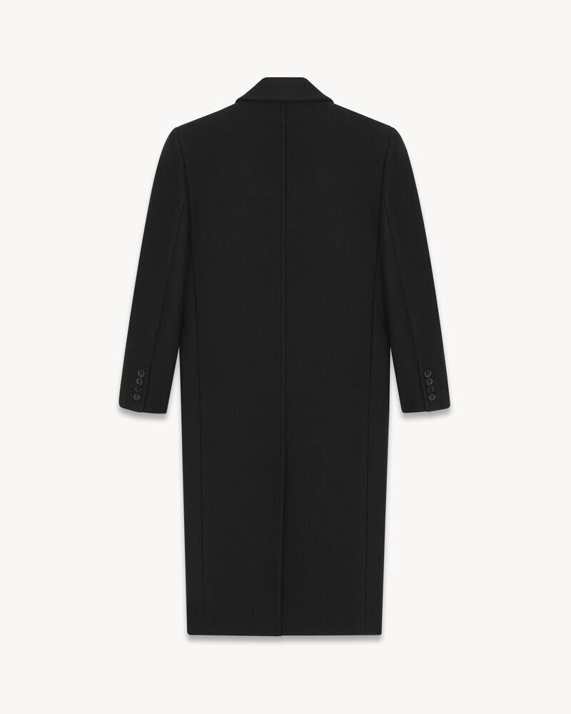 Saint Laurent Paris Oversize Coat In Cashmere in Black Size US L / EU 52-54 / 3 - 2 Thumbnail