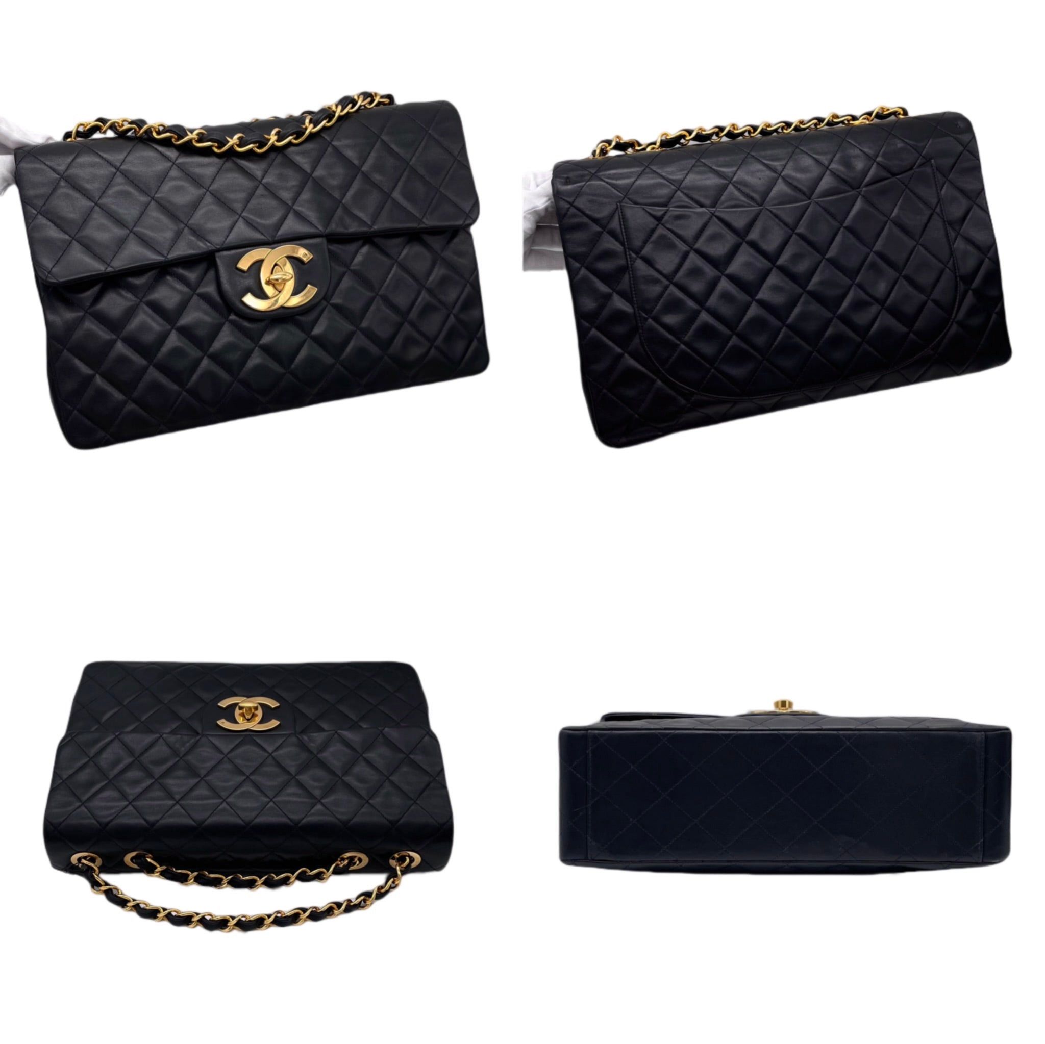 Chanel Chanel Matelasse Jumbo Coco Mark Chain Shoulder Flap Bag Size ONE SIZE - 8 Thumbnail