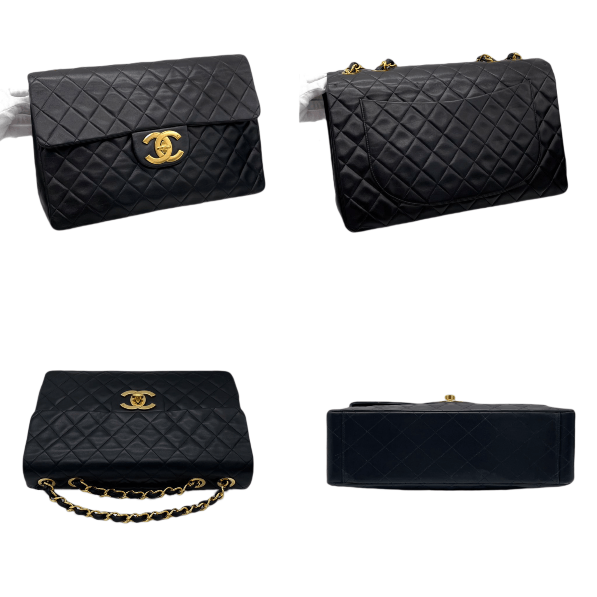 Chanel Chanel Matelasse Jumbo Coco Mark Chain Shoulder Flap Bag Size ONE SIZE - 7 Thumbnail