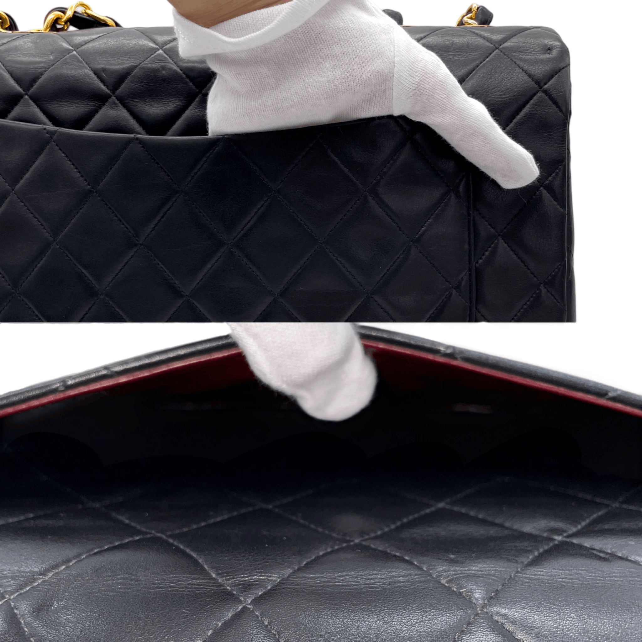Chanel Chanel Matelasse Jumbo Coco Mark Chain Shoulder Flap Bag Size ONE SIZE - 12 Thumbnail