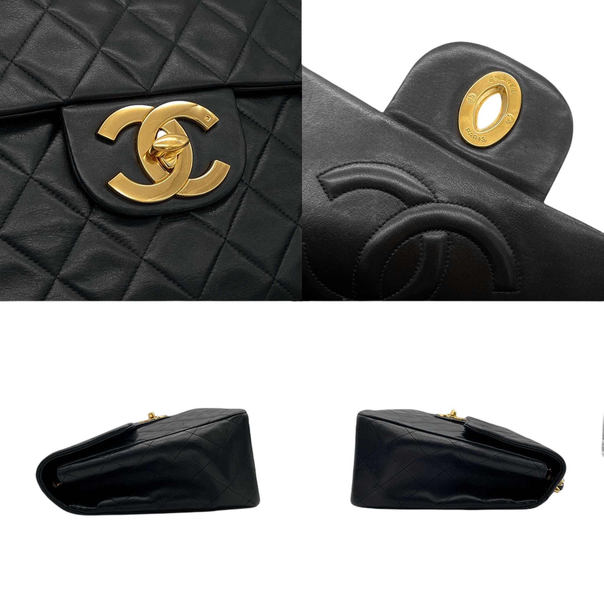 Chanel Chanel Matelasse Jumbo Coco Mark Chain Shoulder Flap Bag Size ONE SIZE - 9 Thumbnail