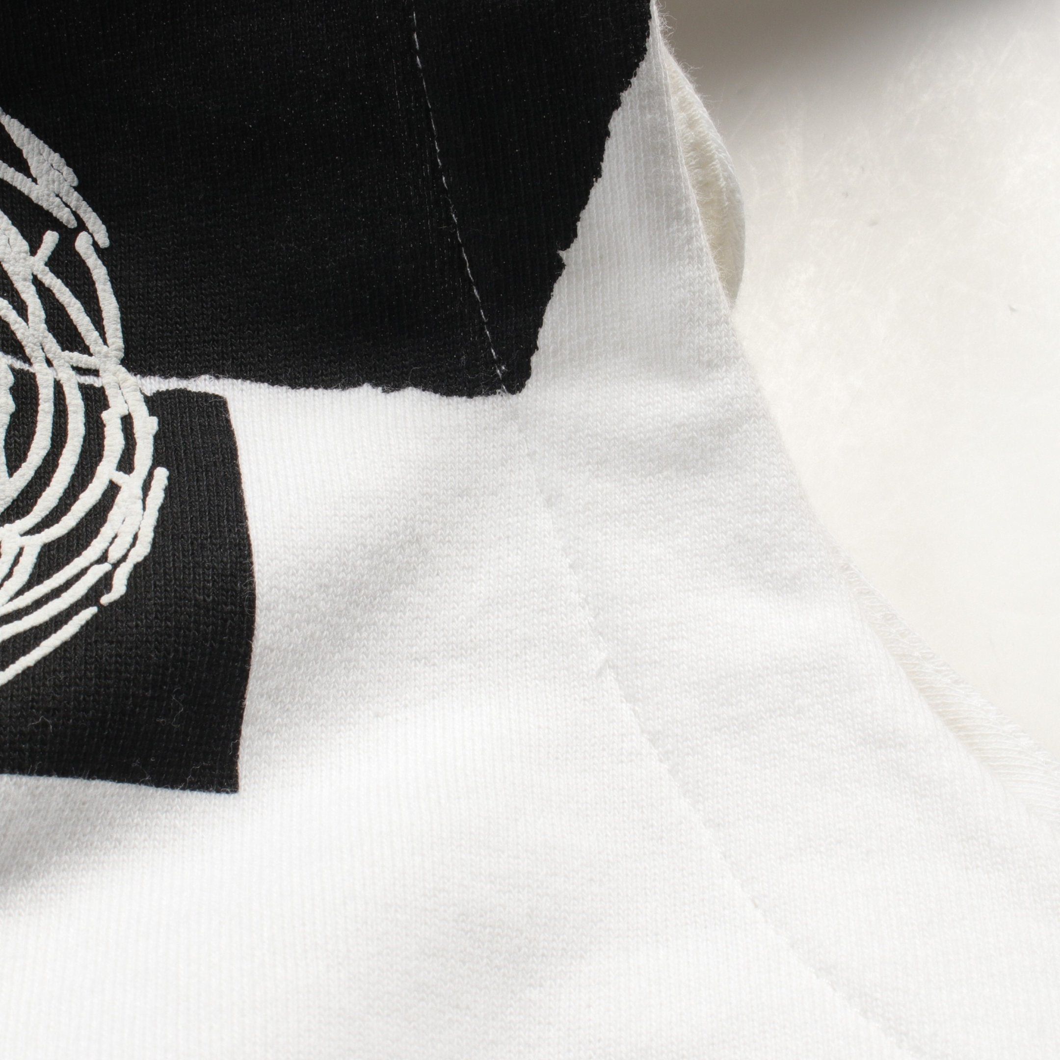 Chanel Chanel Camellia Coco Mark Pullover Hoodie No Sleeve Cotton White Black Size ONE SIZE - 10 Thumbnail