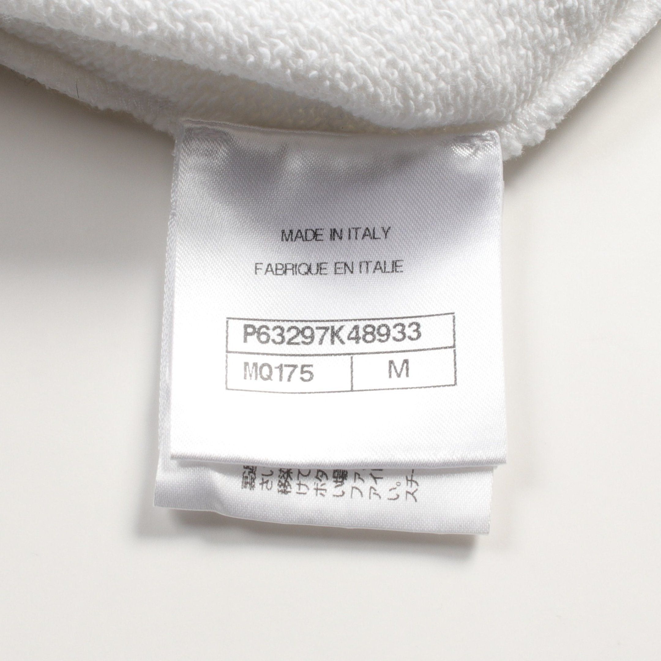 Chanel Chanel Camellia Coco Mark Pullover Hoodie No Sleeve Cotton White Black Size ONE SIZE - 7 Thumbnail